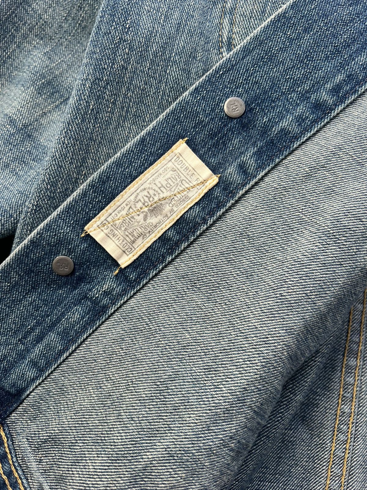 RRL Ralph Lauren RRL Double RL Ralph Lauren Denim Jacket Size US XXL / EU 58 / 5 - 6 Thumbnail