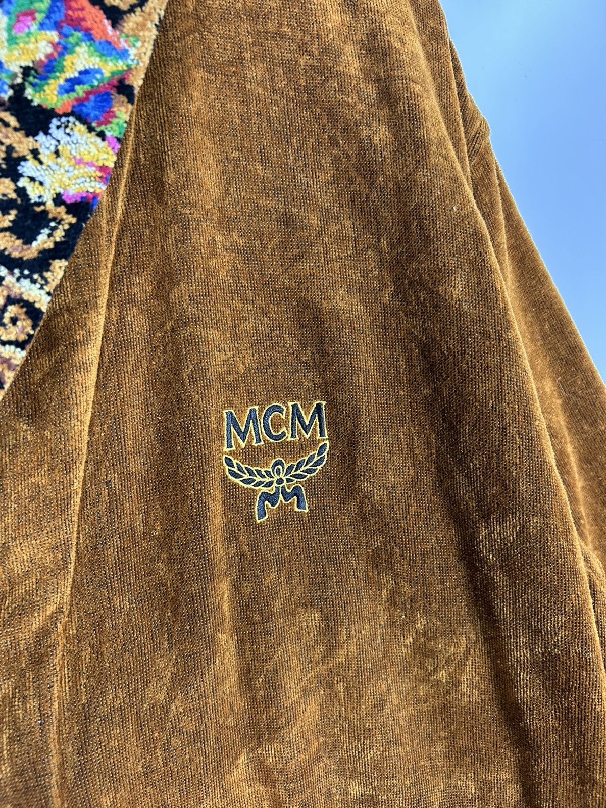 MCM 🔥MCM Tapestry Collar Monogram Unisex Bath Rob Jacket Size US L / EU 52-54 / 3 - 9 Thumbnail