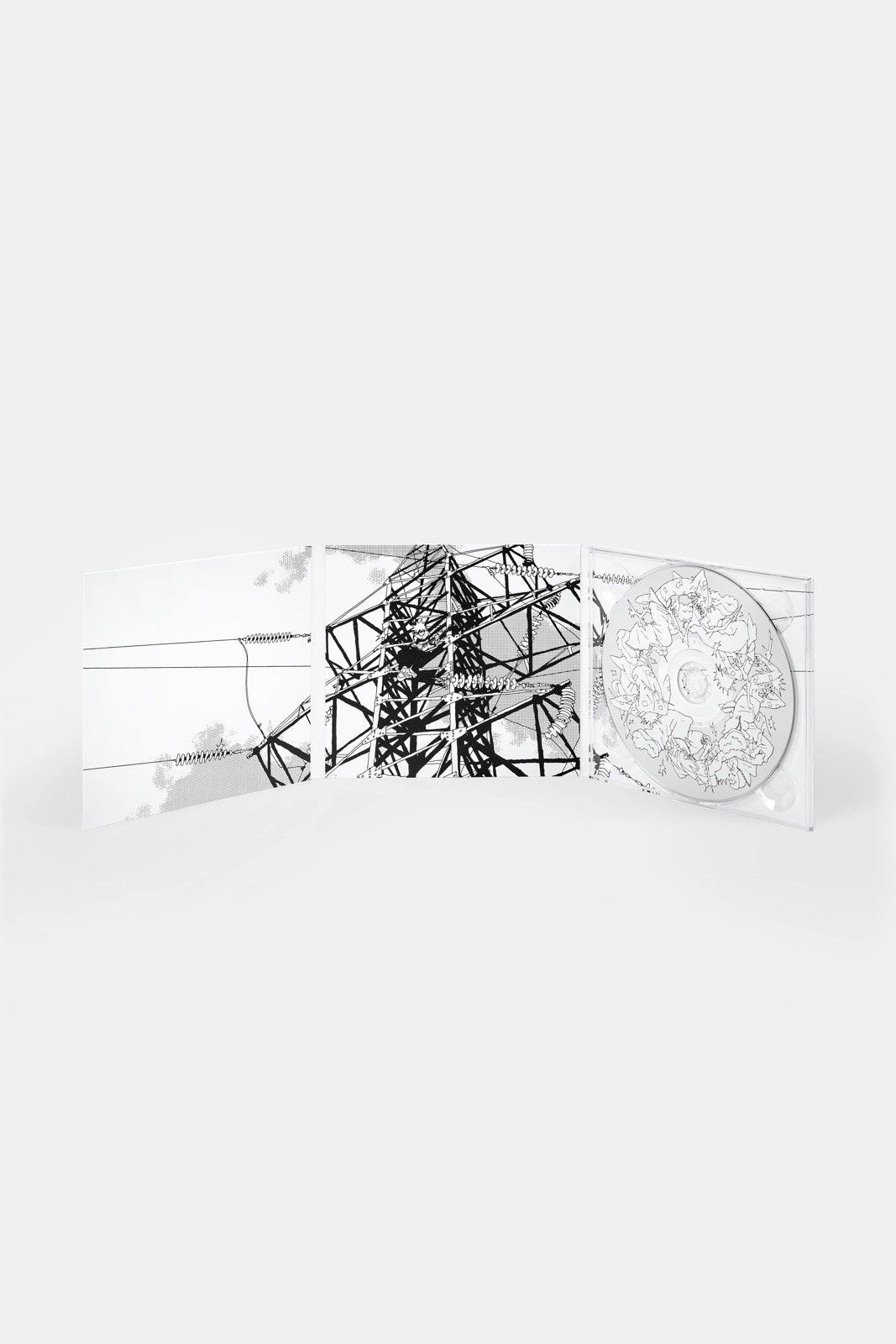 Drain Gang × Sad Boys Ecco2k for Drain Gang PXE CD (1st Burn) + Poster Size ONE SIZE - 9 Thumbnail