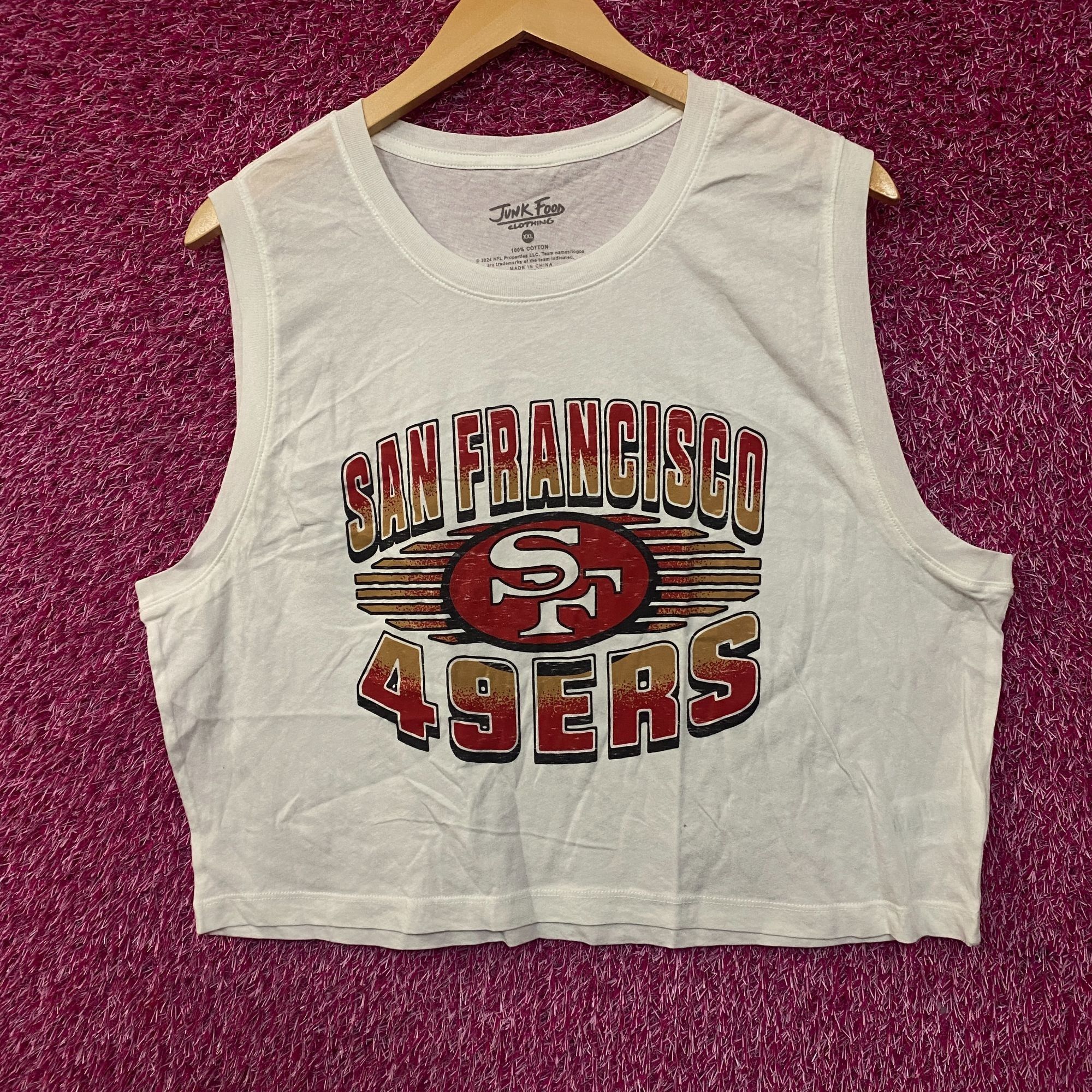 Junk Food Junk Food Clothing NFL San Francisco 49ers Football Cropped Size XXL / US 16-18 / IT 52-54 - 1 Thumbnail