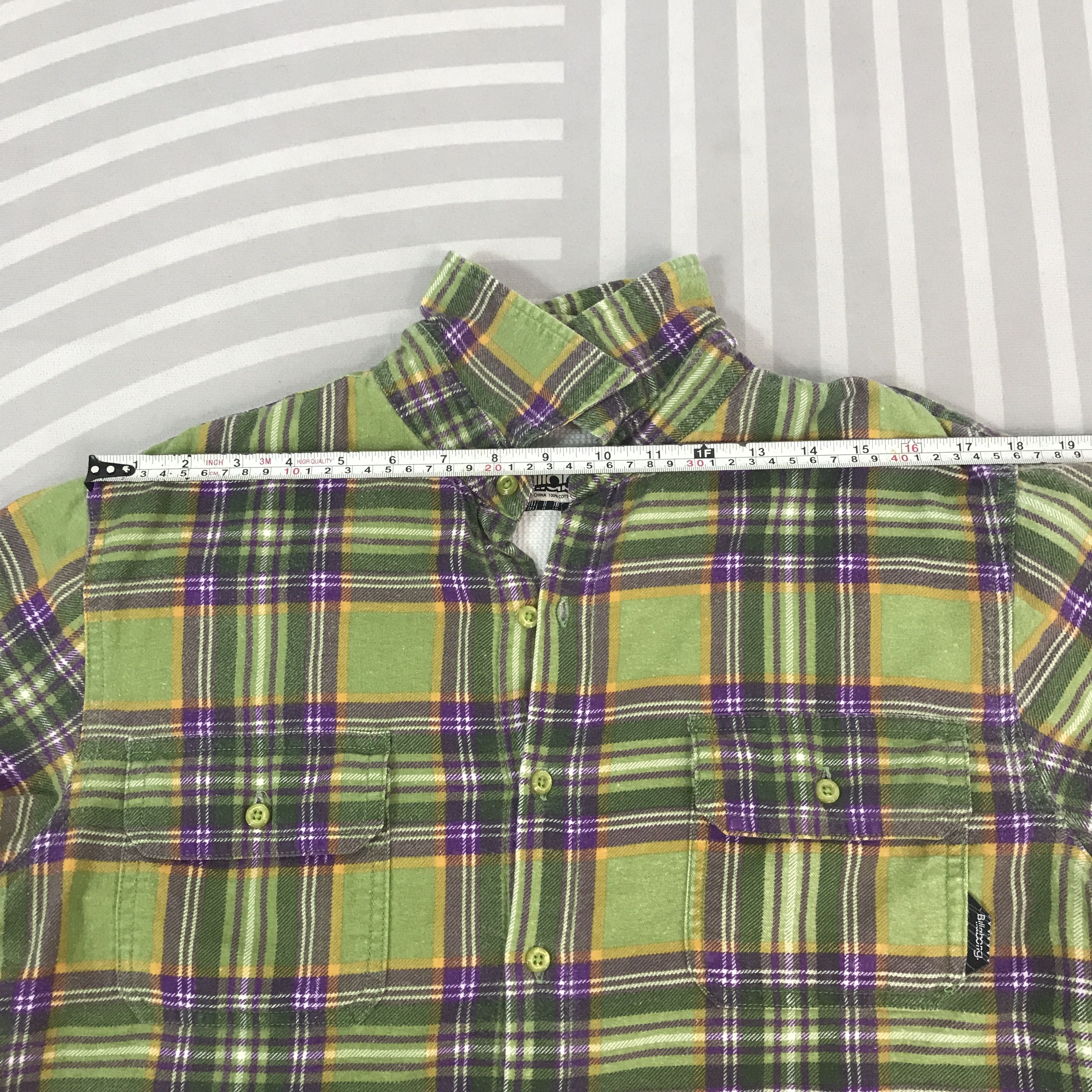 Billabong Vintage Billabong Tartan design button up shirt K62B16 Size US M / EU 48-50 / 2 - 5 Thumbnail