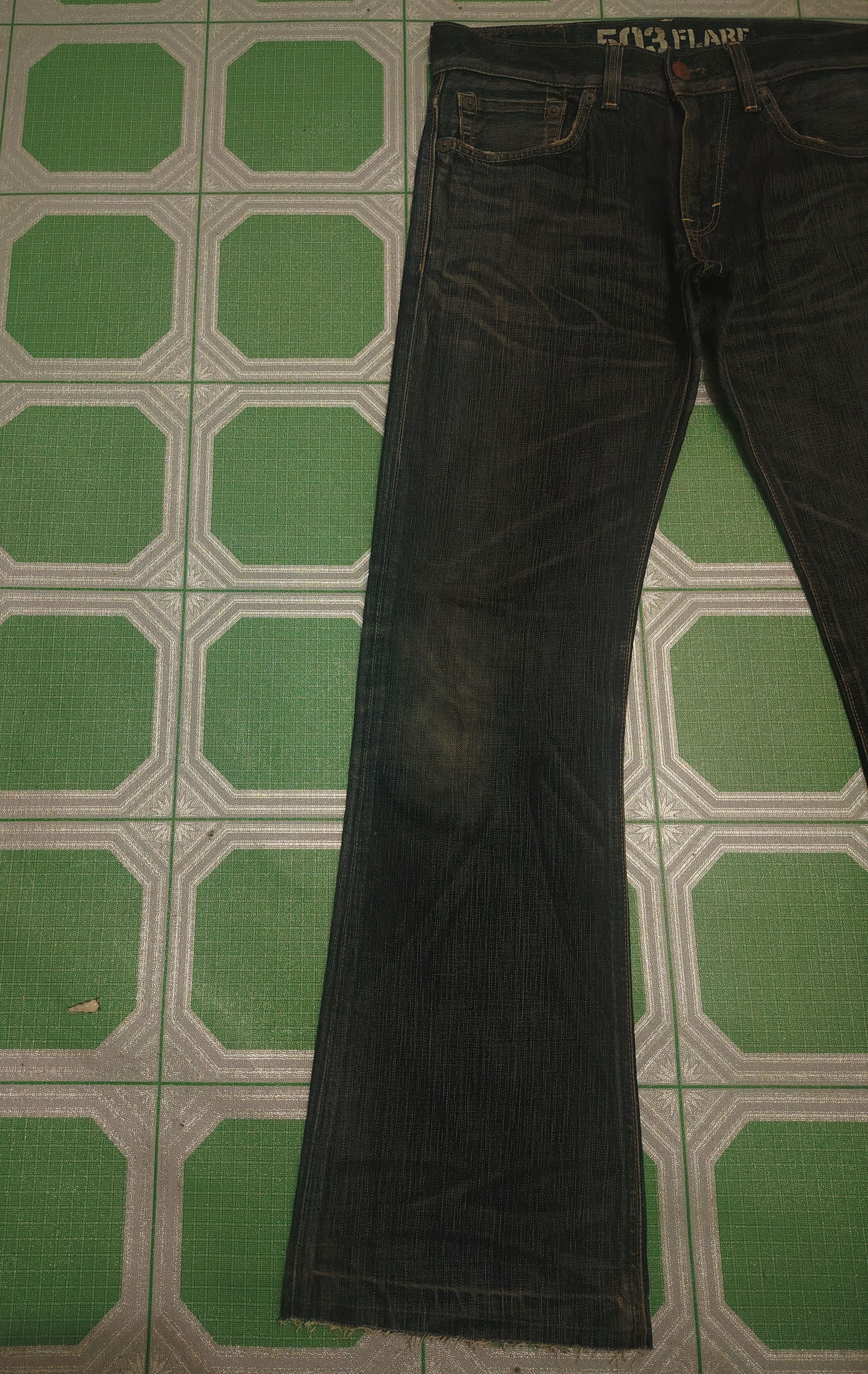 Edwin Japanese Edwin 503 FLARE Jeans Distressed Jeans Size US 32 / EU 48 - 4 Thumbnail