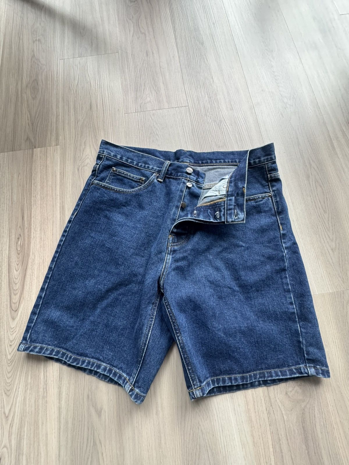 Carhartt Wip Carhartt Newel Demin Short Size US 34 / EU 50 - 3 Thumbnail