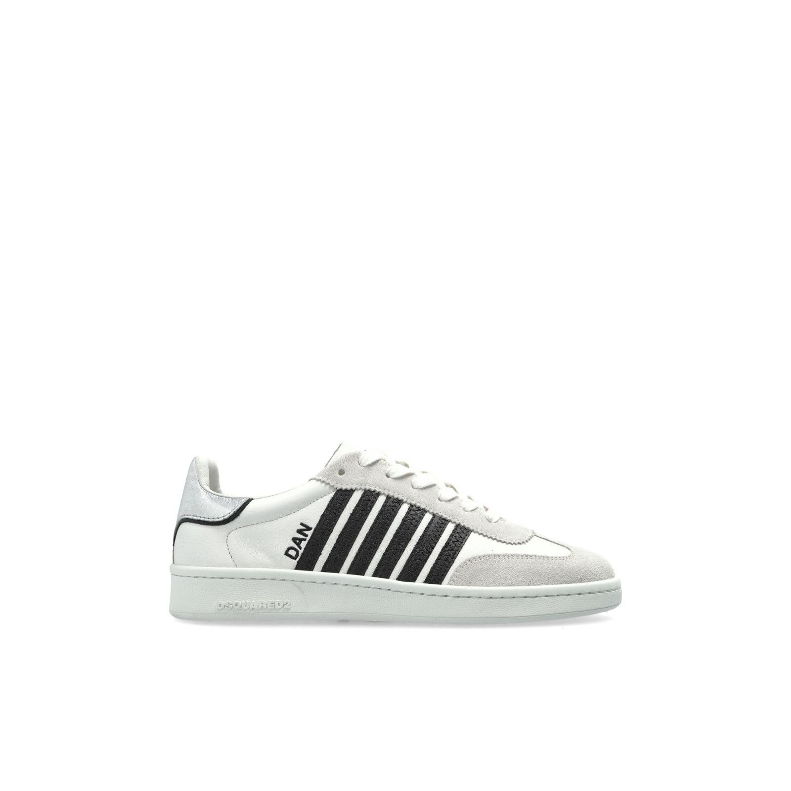 Dsquared2 DSQUARED2 Boxer White/Ivory Sneakers New & Authentic (Women' Size US 6 / IT 36 - 1 Thumbnail