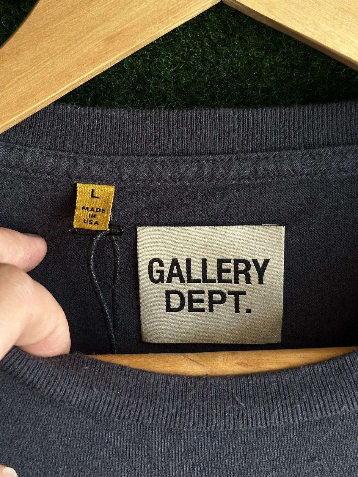 Gallery Dept. Washed Black & Red Anarchy Logo Longsleeve T-Shirt Size US L / EU 52-54 / 3 - 3 Thumbnail