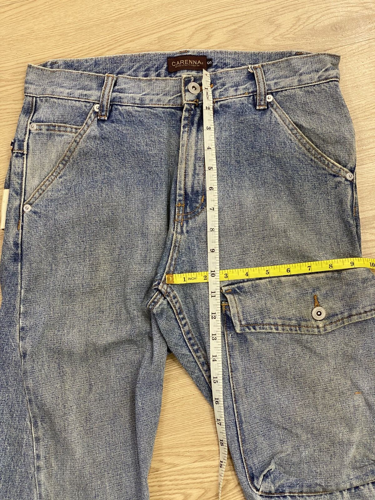 Japanese Brand Japanese Brand Carenaa Cargo Multi Pocket Jeans Size US 31 - 9 Thumbnail