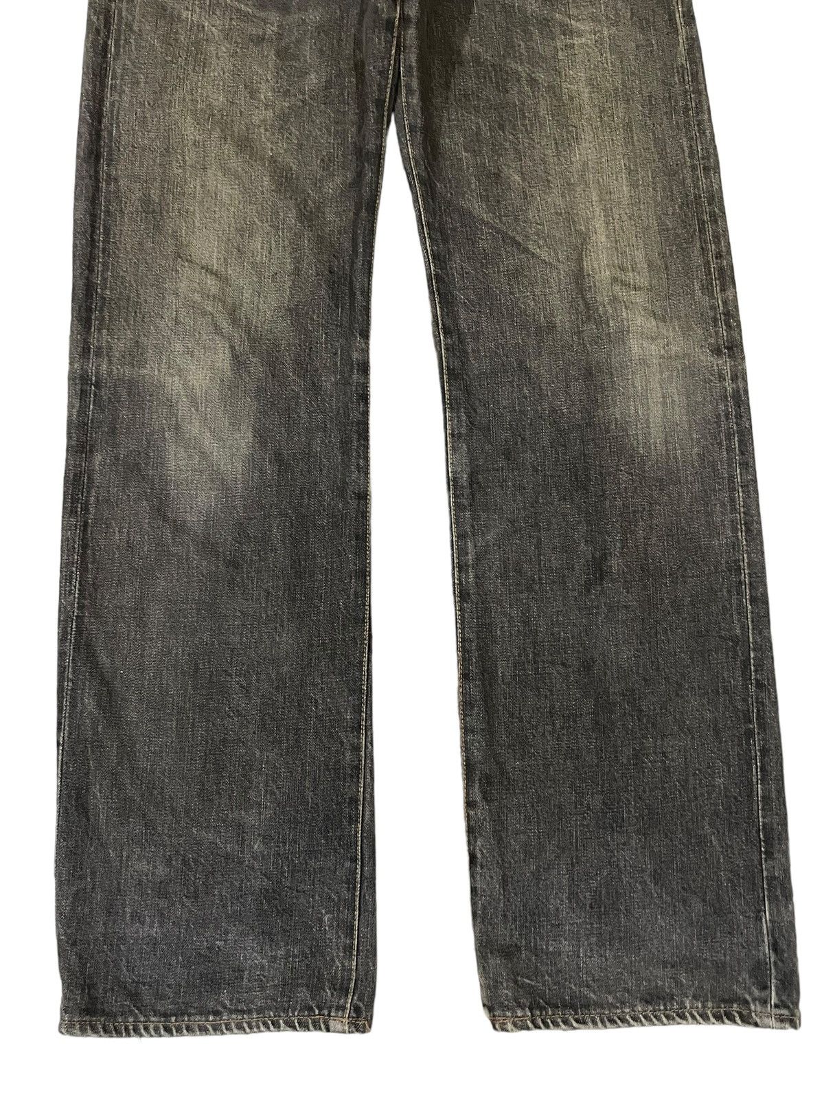 If Six Was Nine Vintage Japanese Virus Denim Paranoia Factory Mud Max Jeans Size US 29 - 4 Thumbnail
