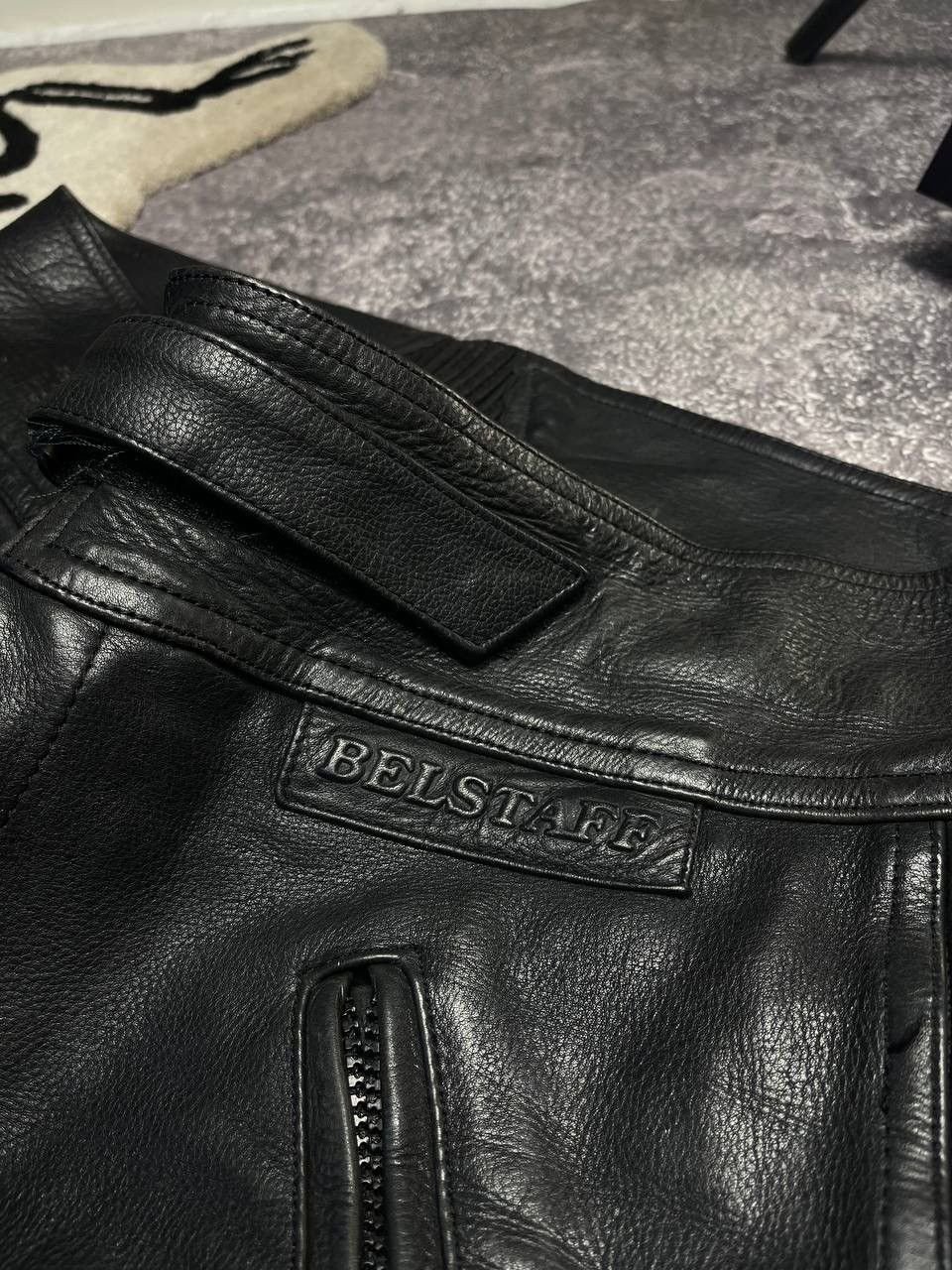 Belstaff Vintage Belstaff Y2K 90's Racing Genuine Leather Pants Size US 32 / EU 48 - 3 Thumbnail