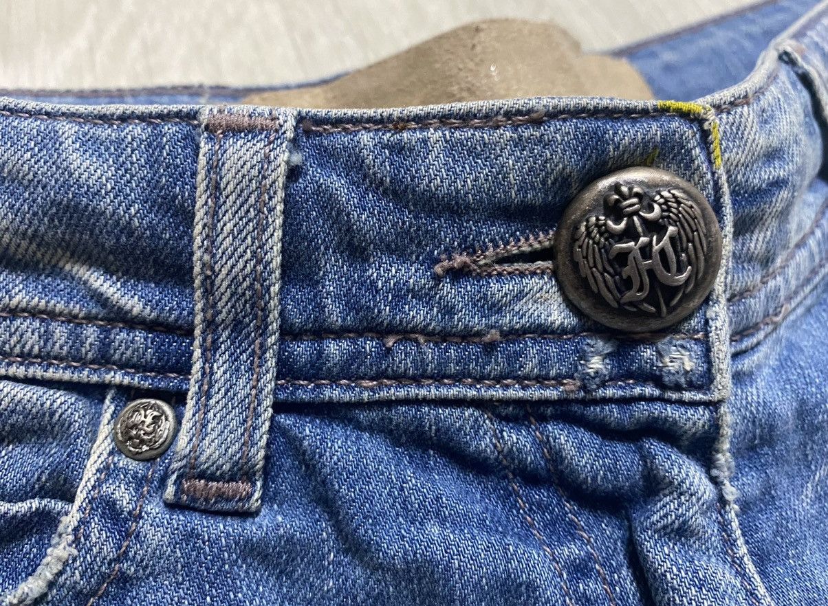 Faith Connexion Women’s Destroyed Washed Paint Splatter Denim Mini Shorts Size 25" / US 0 / IT 36 - 17 Thumbnail