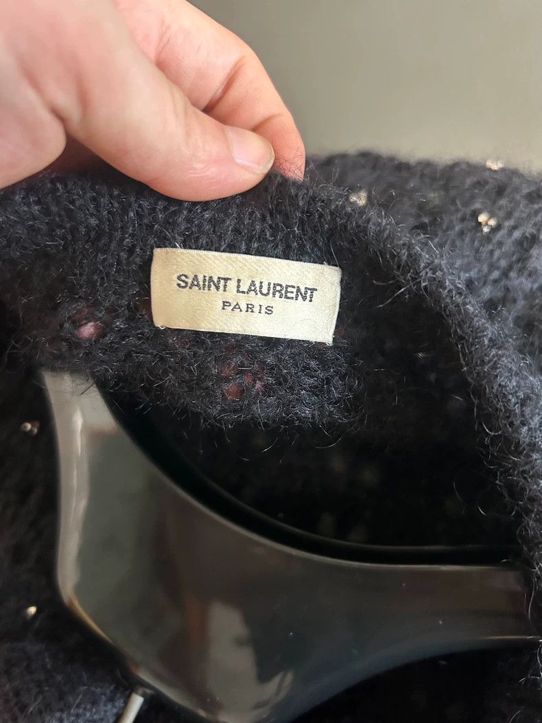 Saint Laurent Paris Saint Laurent Paris 2015 FW Stunning Beaded Cutout Mohair B Size US M / EU 48-50 / 2 - 4 Thumbnail