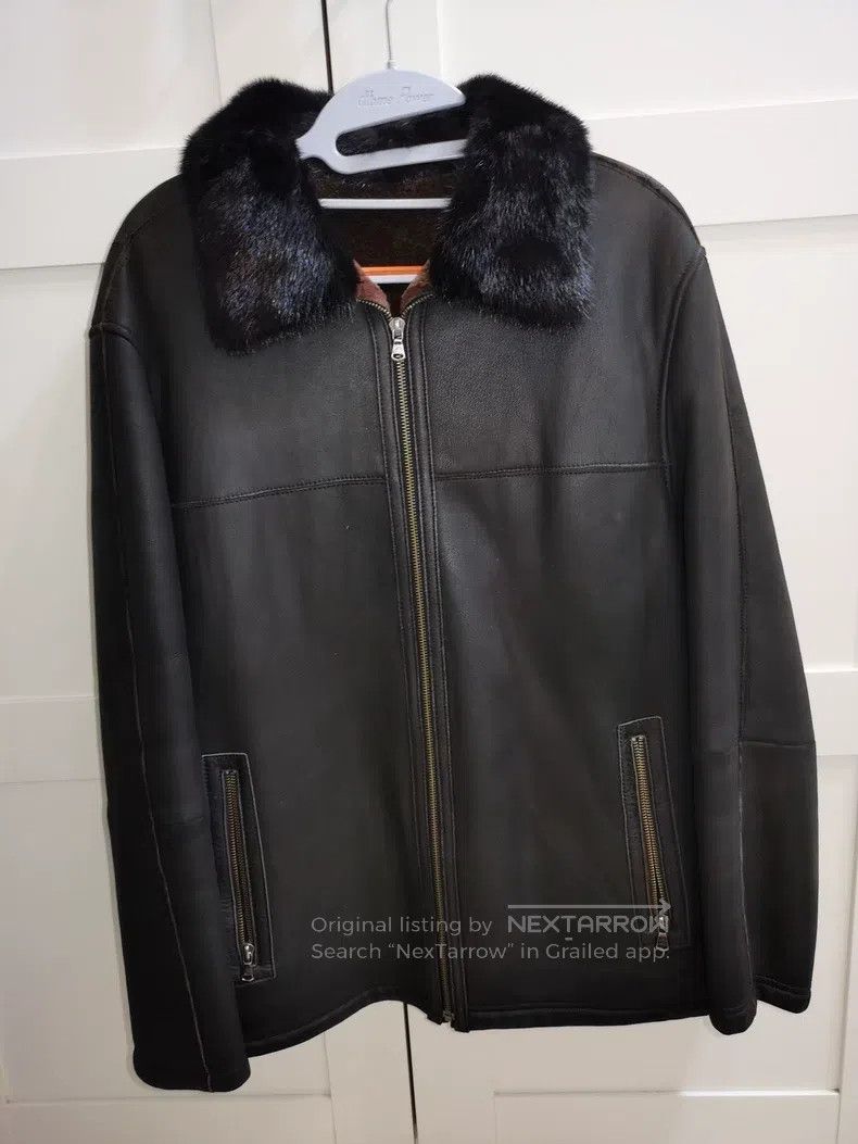 Valentino Valentino Leather jacket with cashmere jacket Size US M / EU 48-50 / 2 - 1 Thumbnail