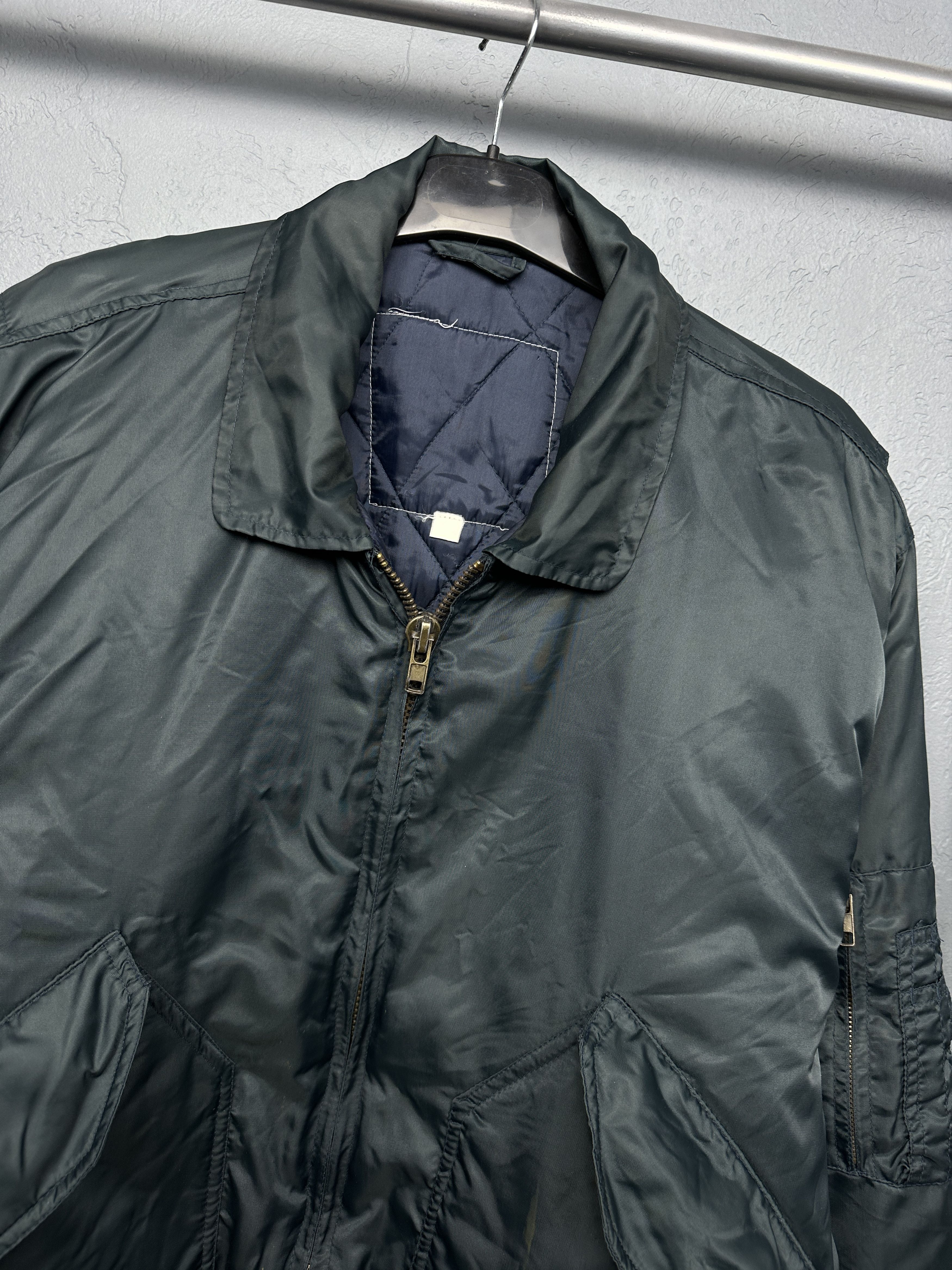 Vintage 90s Vintage MA1 Pilot Nylon Bomber Air Force Jacket Size US L / EU 52-54 / 3 - 2 Thumbnail