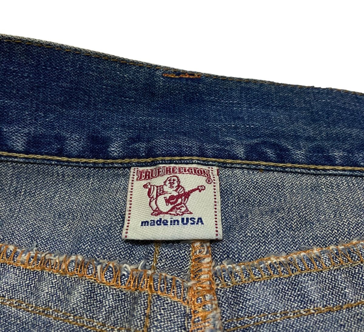 If Six Was Nine × True Religion Rare Design Vintage Brand True Religion Flared Jeans 1990s Size US 34 / EU 50 - 7 Thumbnail