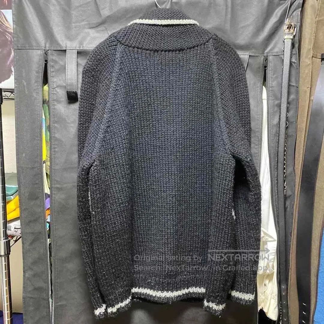 Visvim Black Wolf Pattern Knit Cardigan. Size US M / EU 48-50 / 2 - 4 Thumbnail
