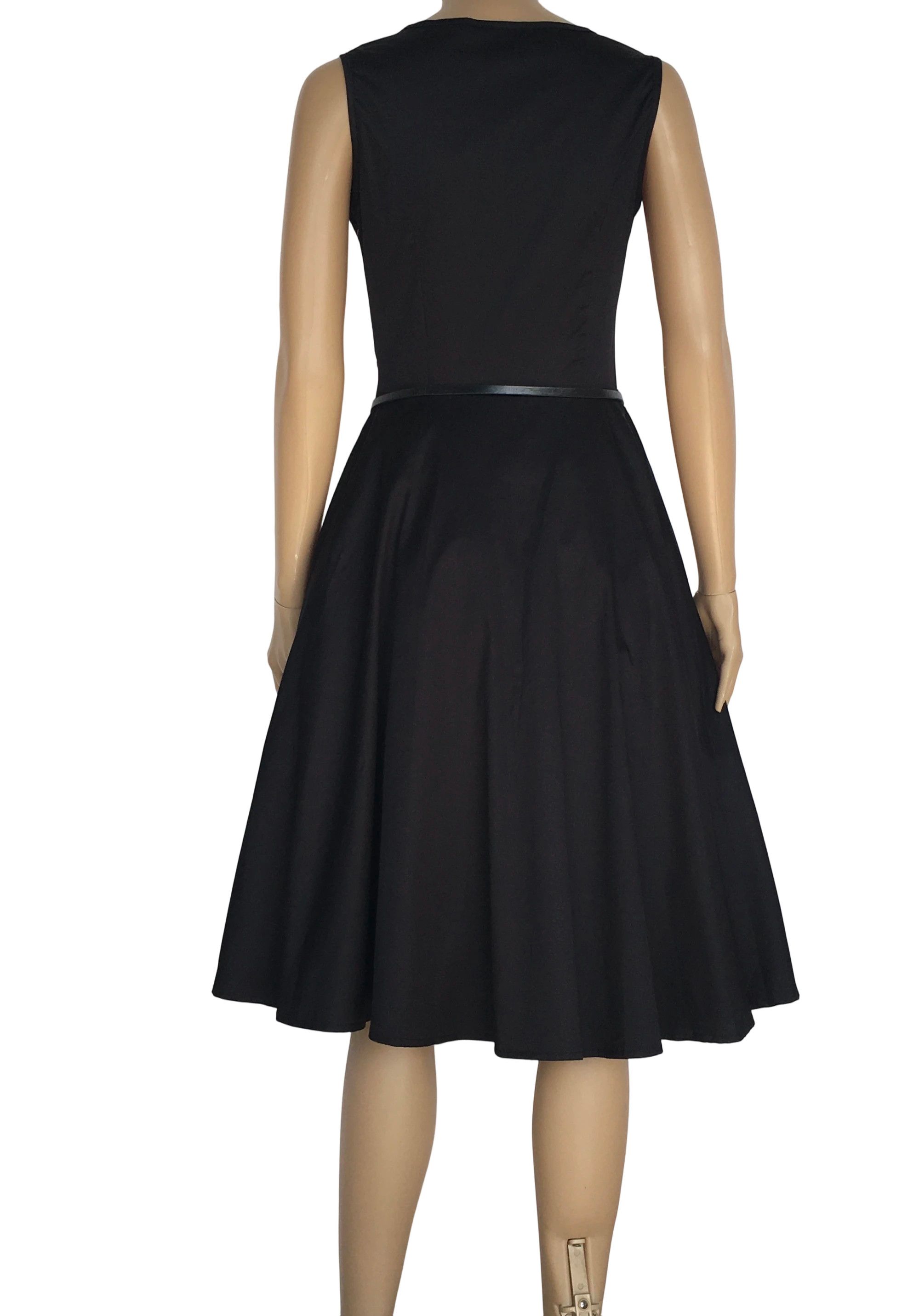 Other Cotton Dress Round Neck Sleeveless Vintage Style Size 3XL / US 20-22 - 2 Thumbnail