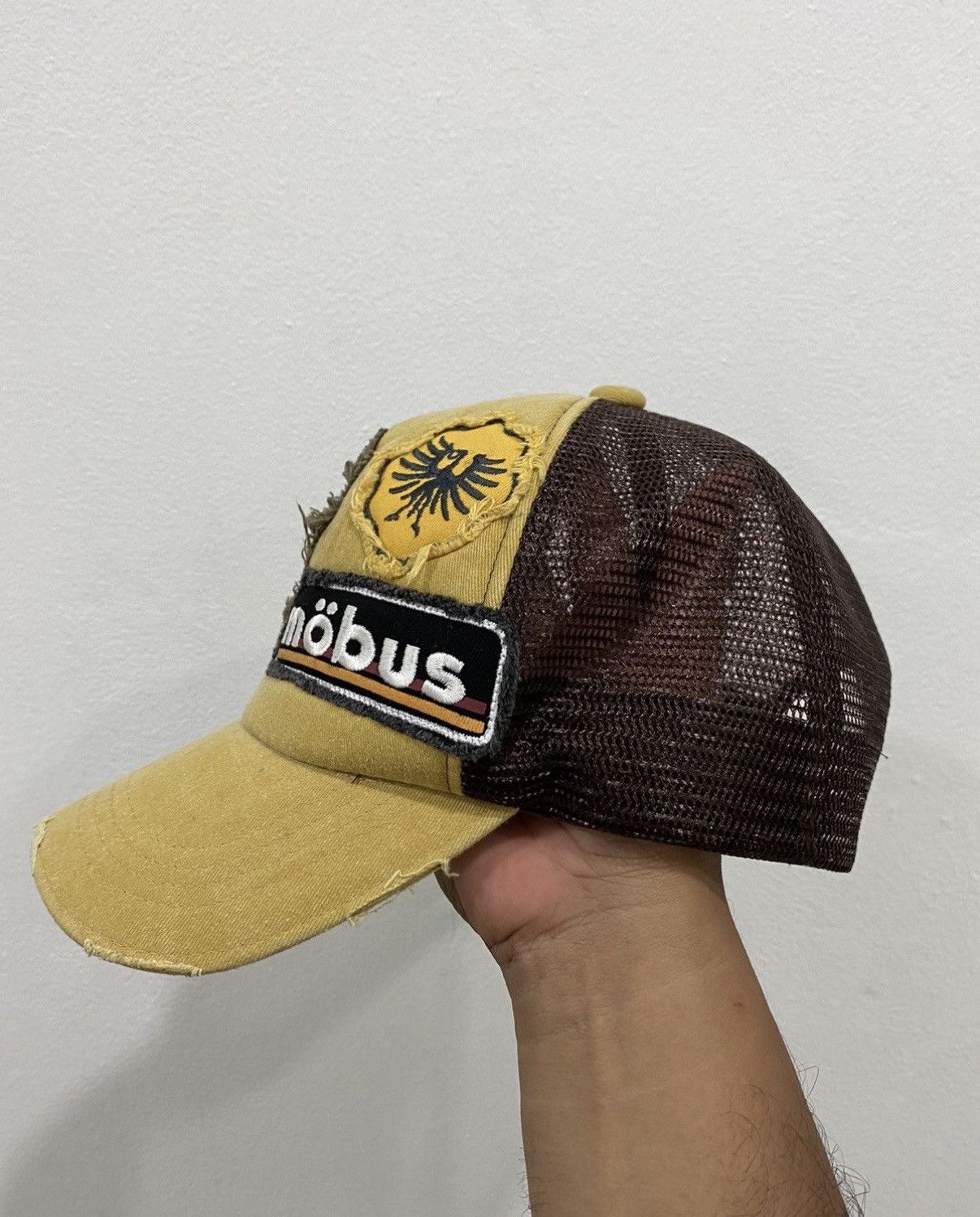 Japanese Brand VTG MOBUS Trucker Hat Size ONE SIZE - 3 Thumbnail
