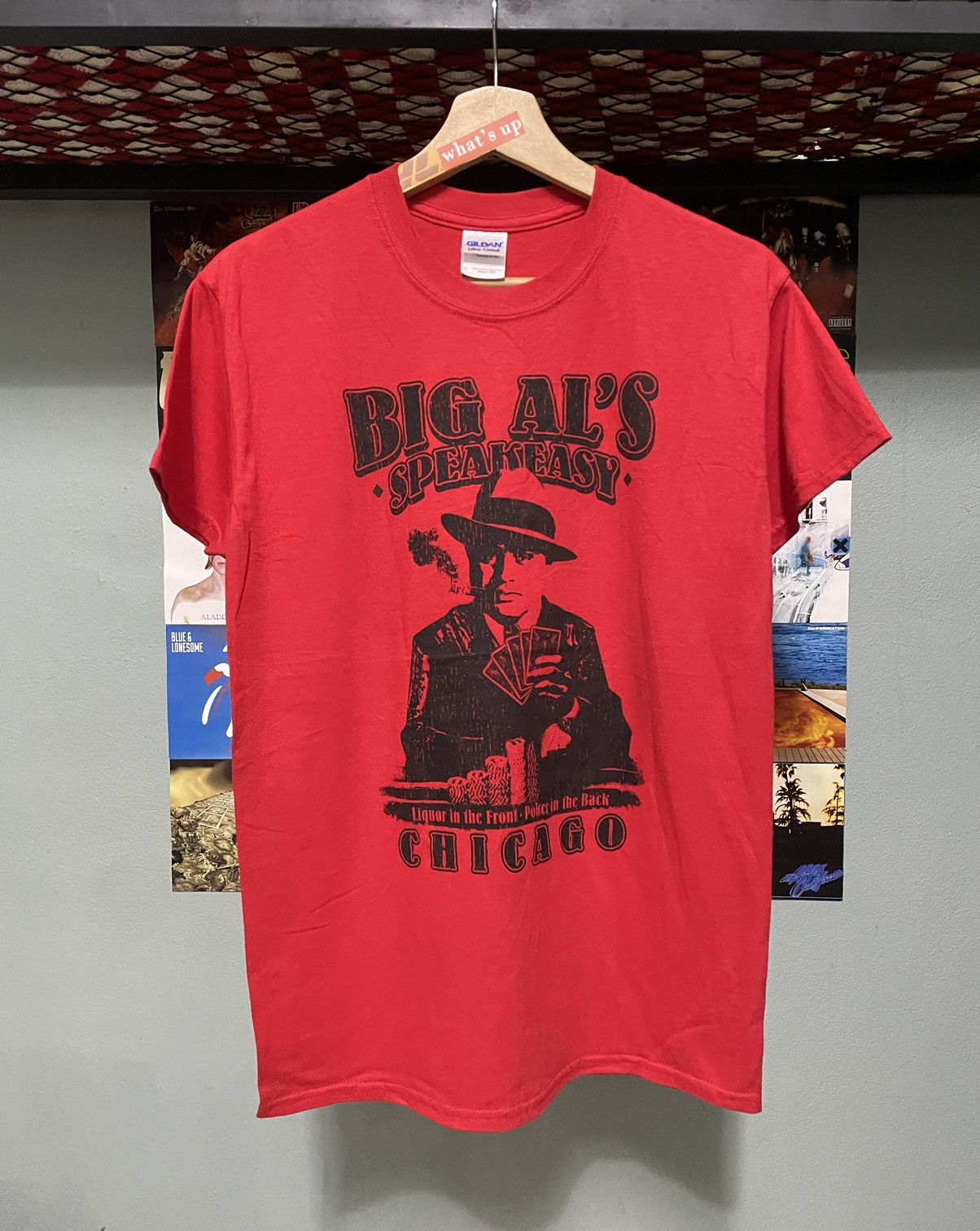 Vintage Vintage Y2K Big Al's Speakeasy Al Capone Tee Size US S / EU 44-46 / 1 - 1 Thumbnail