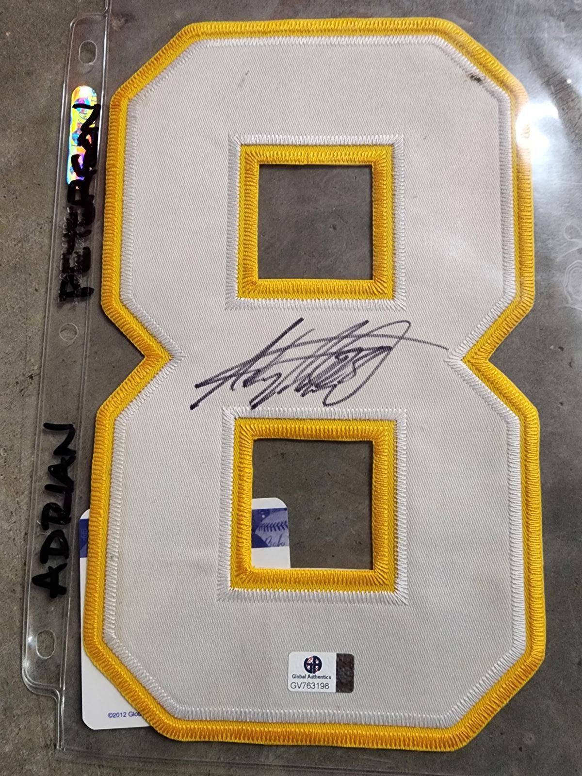 Other Autographed #8 Jersey Patch with Certificate of Authenticity Size ONE SIZE - 1 Thumbnail