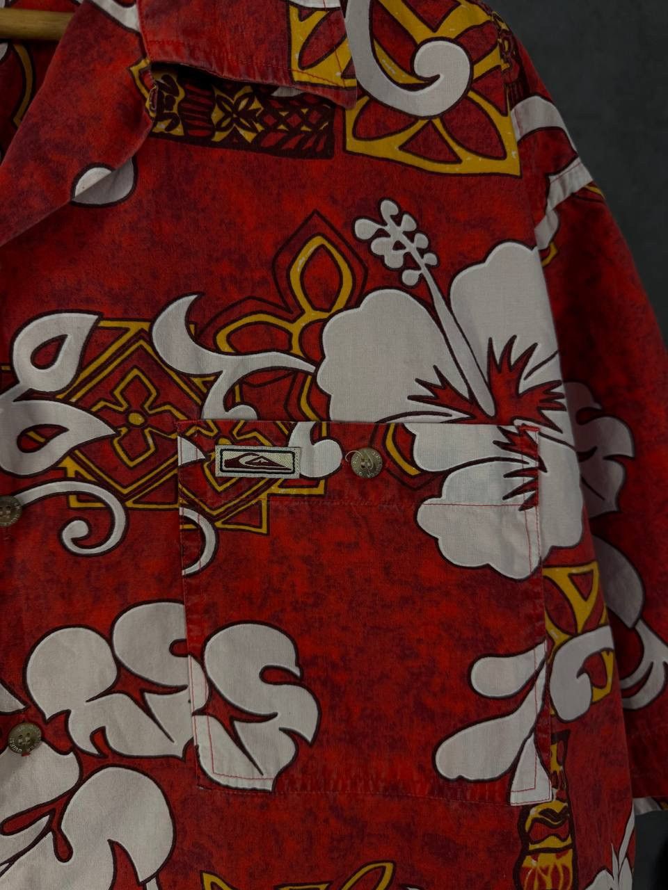 Quiksilver Quiksilver outdoor vintage Hawaiian shirt Size US L / EU 52-54 / 3 - 3 Thumbnail