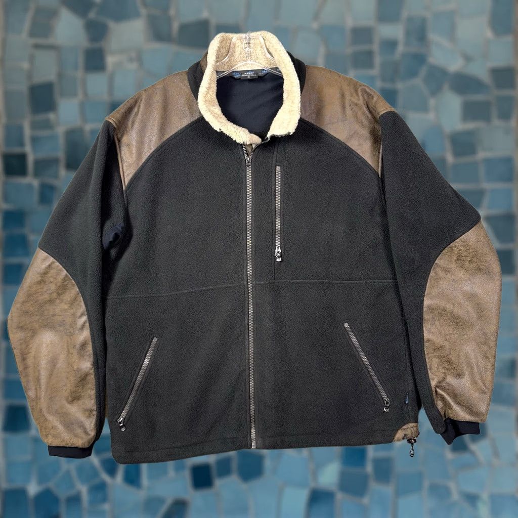 Vintage KUHL Alpenwurx Jacket Mens XL Full Zip Fleece Suede Sherpa Tech Hike Gorpcore Size US XL / EU 56 / 4 - 1 Thumbnail