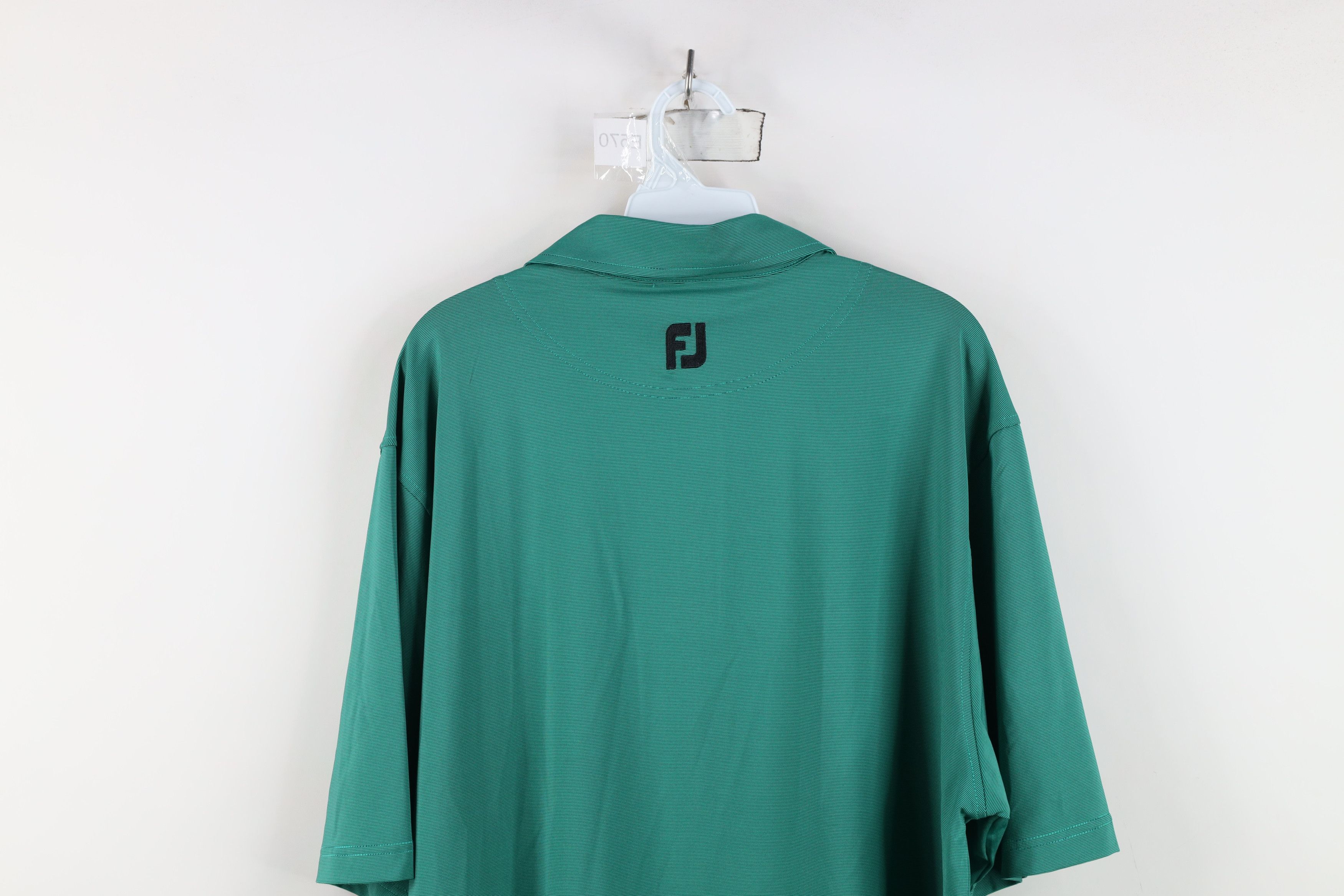 Footjoy FootJoy Stretch Short Sleeve Collared Golf Polo Shirt Green Size US L / EU 52-54 / 3 - 10 Thumbnail