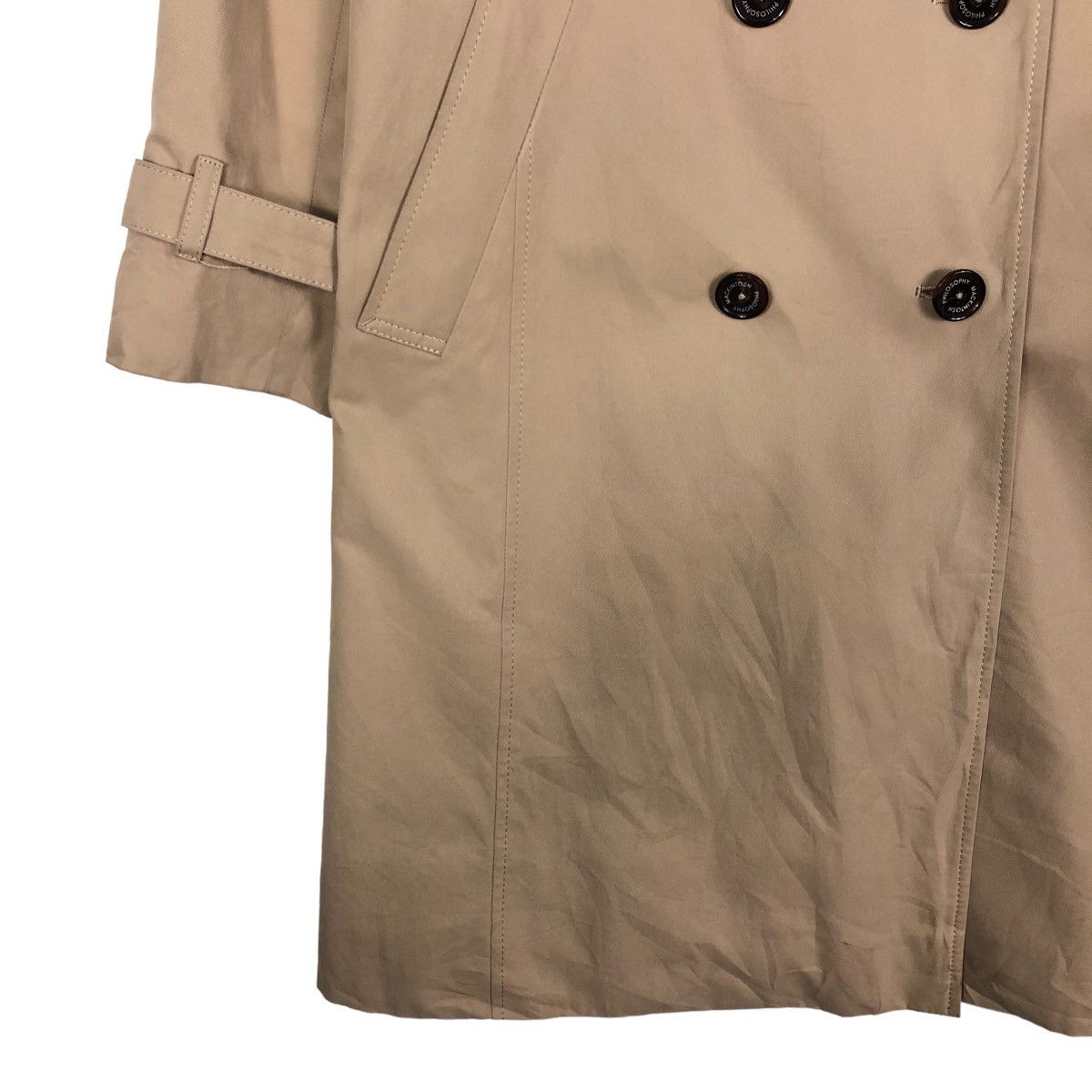 Japanese Brand 🔥Bondage Design Long Jacket Mackintosh Philosophy Size US M / EU 48-50 / 2 - 4 Thumbnail