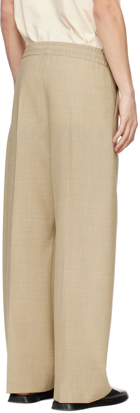 Fear of God 1265USD Drawstring Beige Wide-Leg Trousers Size 48R - 4 Thumbnail