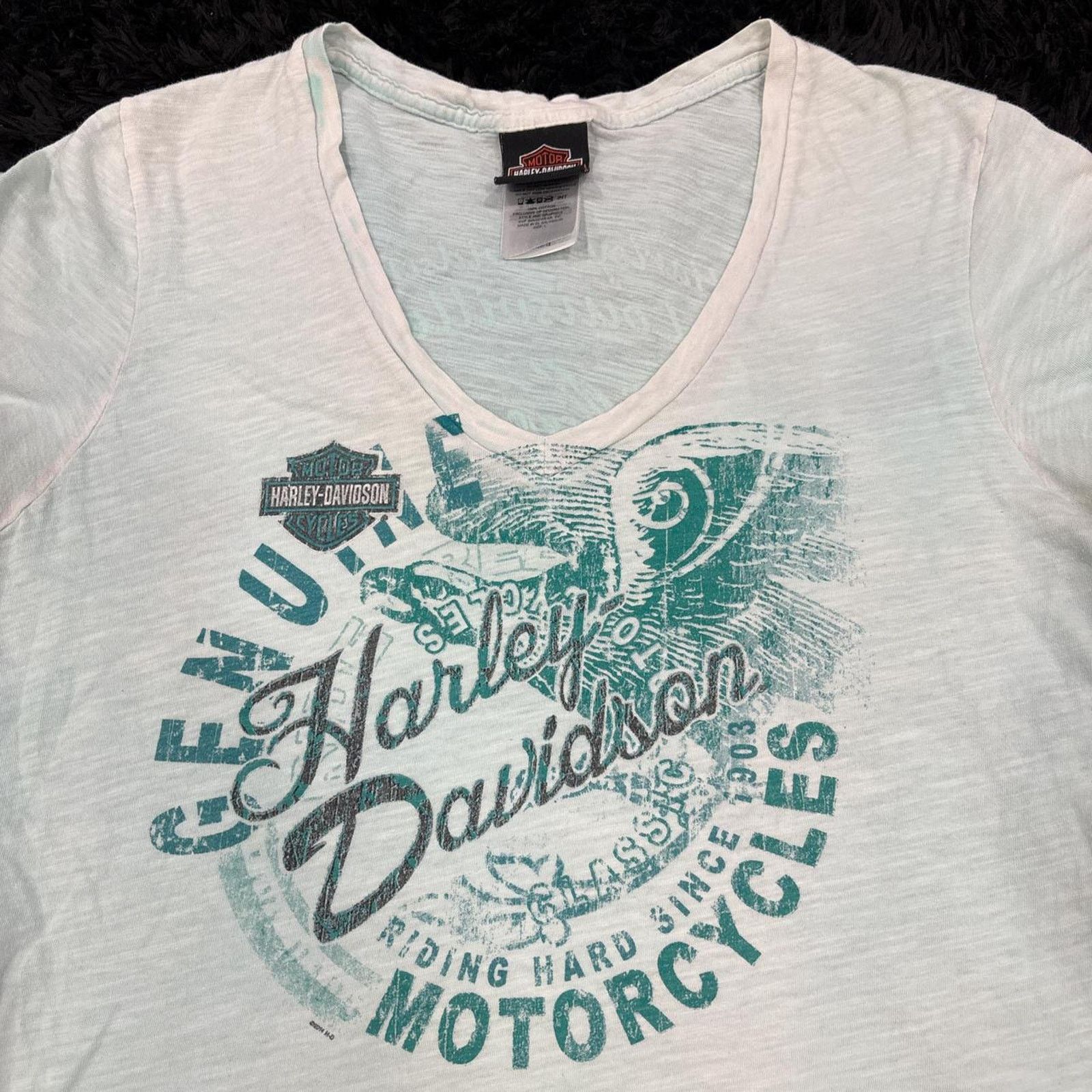 Harley Davidson Womens y2k harley davidson graphic Size L / US 10 / IT 46 - 3 Thumbnail