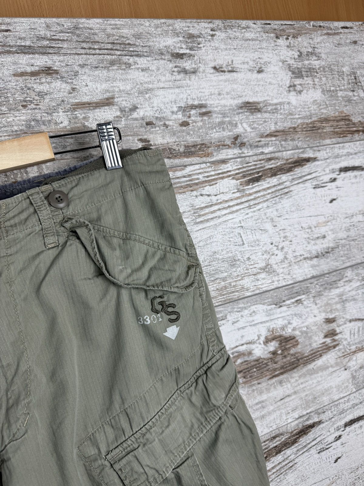 G-Star Mens Vintage G Star Raw cargo pants Y2K avant garde jeans Size US 34 / EU 50 - 6 Thumbnail