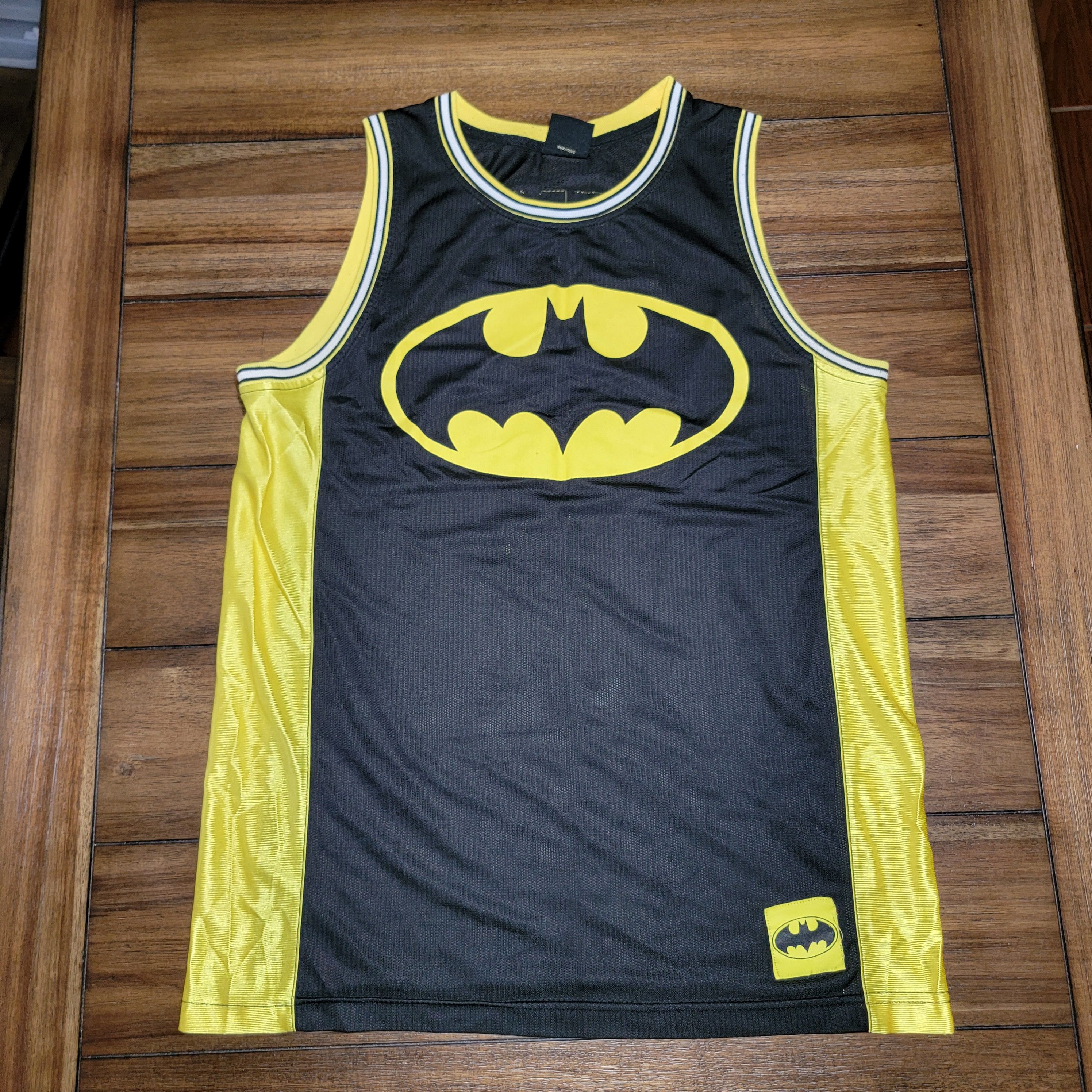 DC Comics Batman Tank Jersey Black w/ Yellow Trim - Size M Size US M / EU 48-50 / 2 - 1 Thumbnail