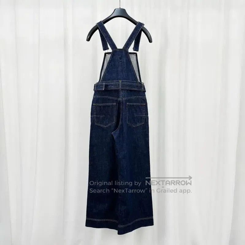 Dior Dior Blue Denim Overalls with Logo Embroidery . Size 23" - 2 Thumbnail