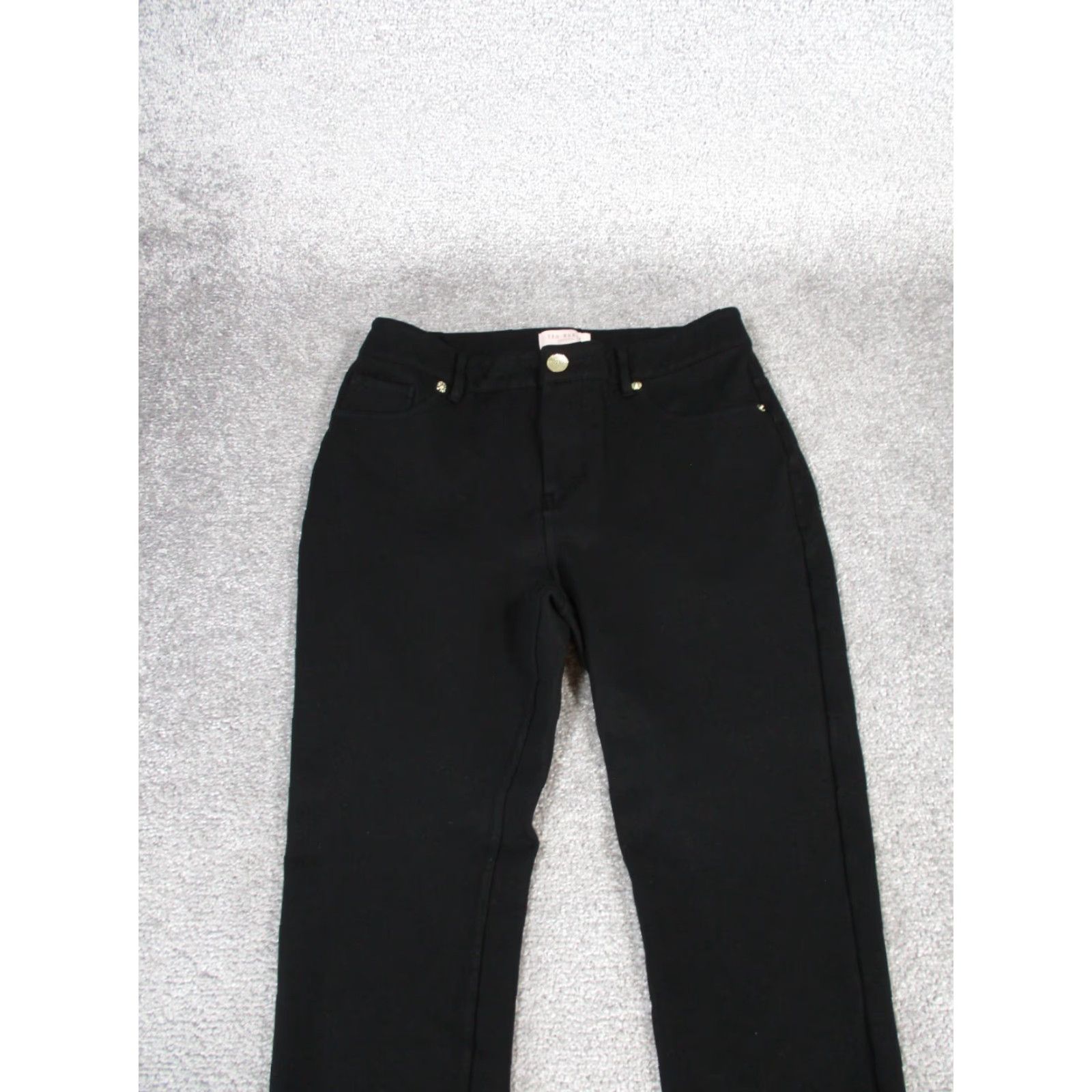 Ted Baker VINTAGE Ted Baker Women’s Pants Skinny Ankle Black Size 2 Stretch Polyamide Spandex Viscose Size 26" / US 2 / IT 38 - 2 Thumbnail