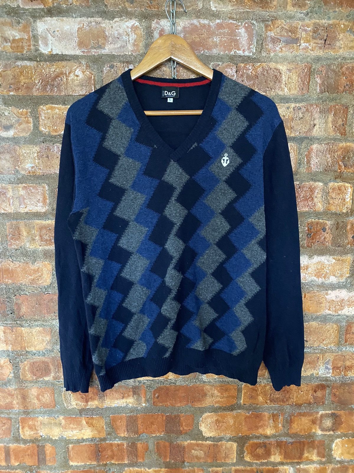 Dolce & Gabbana D&G knit unsquare Ortega wool Size US L / EU 52-54 / 3 - 2 Thumbnail