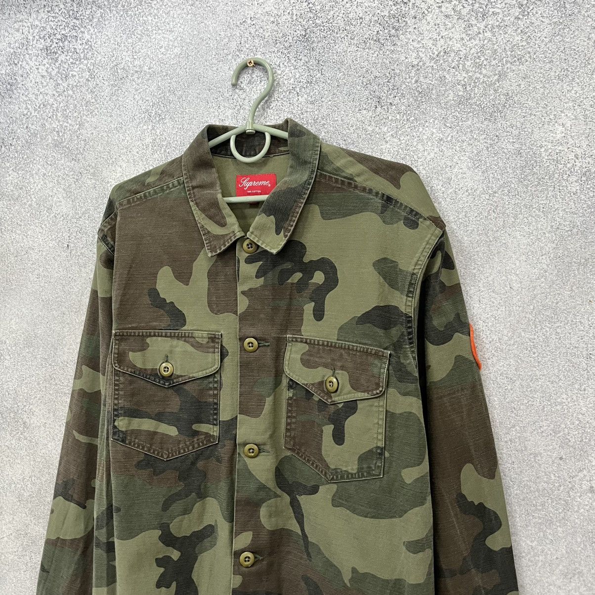 Supreme Supreme Woodland Camo Ripstop military shirt Size US L / EU 52-54 / 3 - 2 Thumbnail