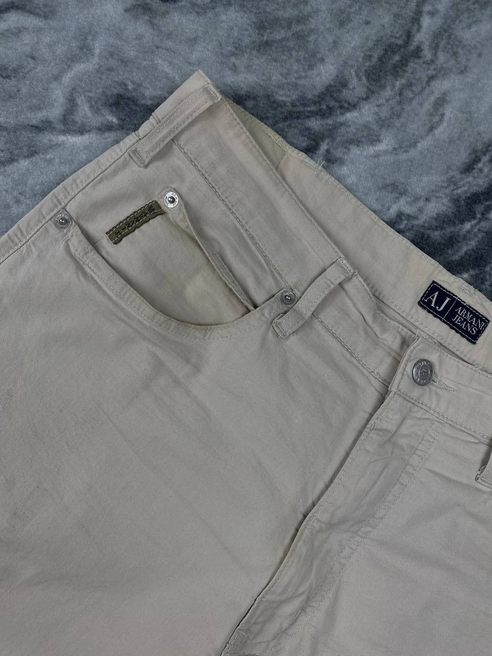 Armani Armani Jeans Comfort Fit Jeans Big Logo Men Size 38 Beige Size US 38 / EU 54 - 5 Thumbnail