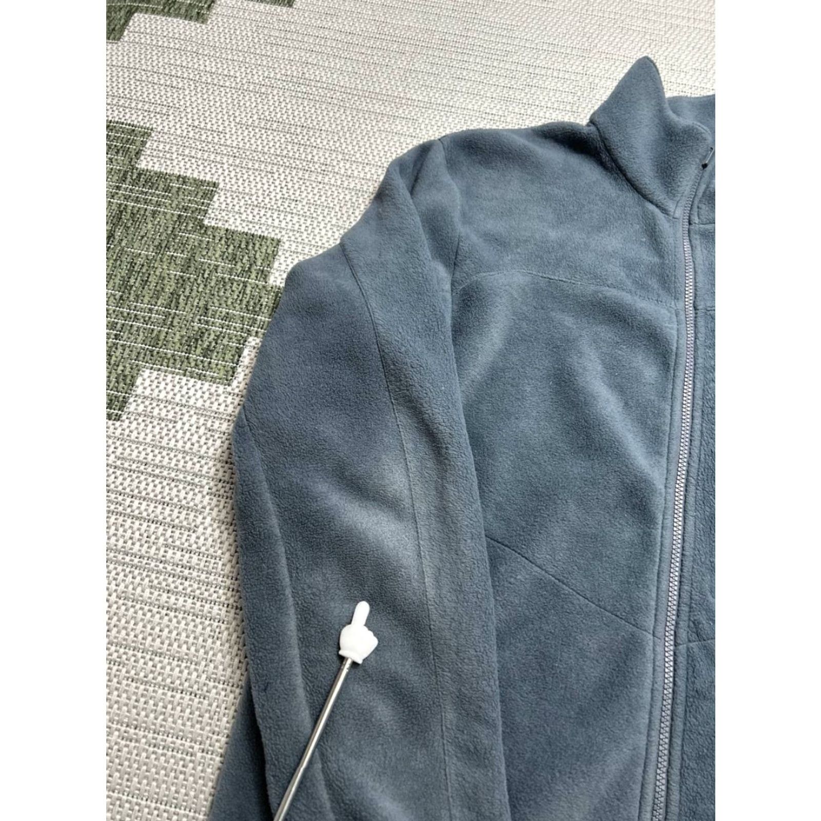 Vintage Columbia Mens Jacket Windbreaker Full Zip Steens Mountain Gray Fleece Interchange Regular Labeled Size US L / EU 52-54 / 3 - 6 Thumbnail