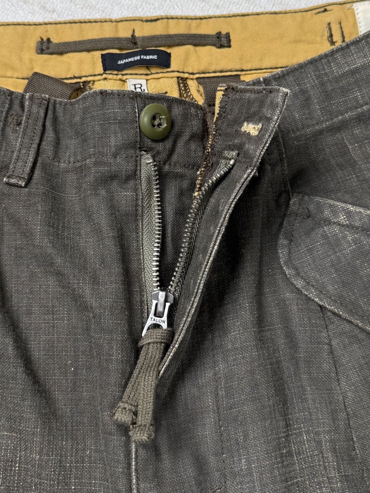 R13 UNWORN* R13 MARK MILITARY CARGO PANTS - BLACK CANVAS Size US 30 / EU 46 - 5 Thumbnail