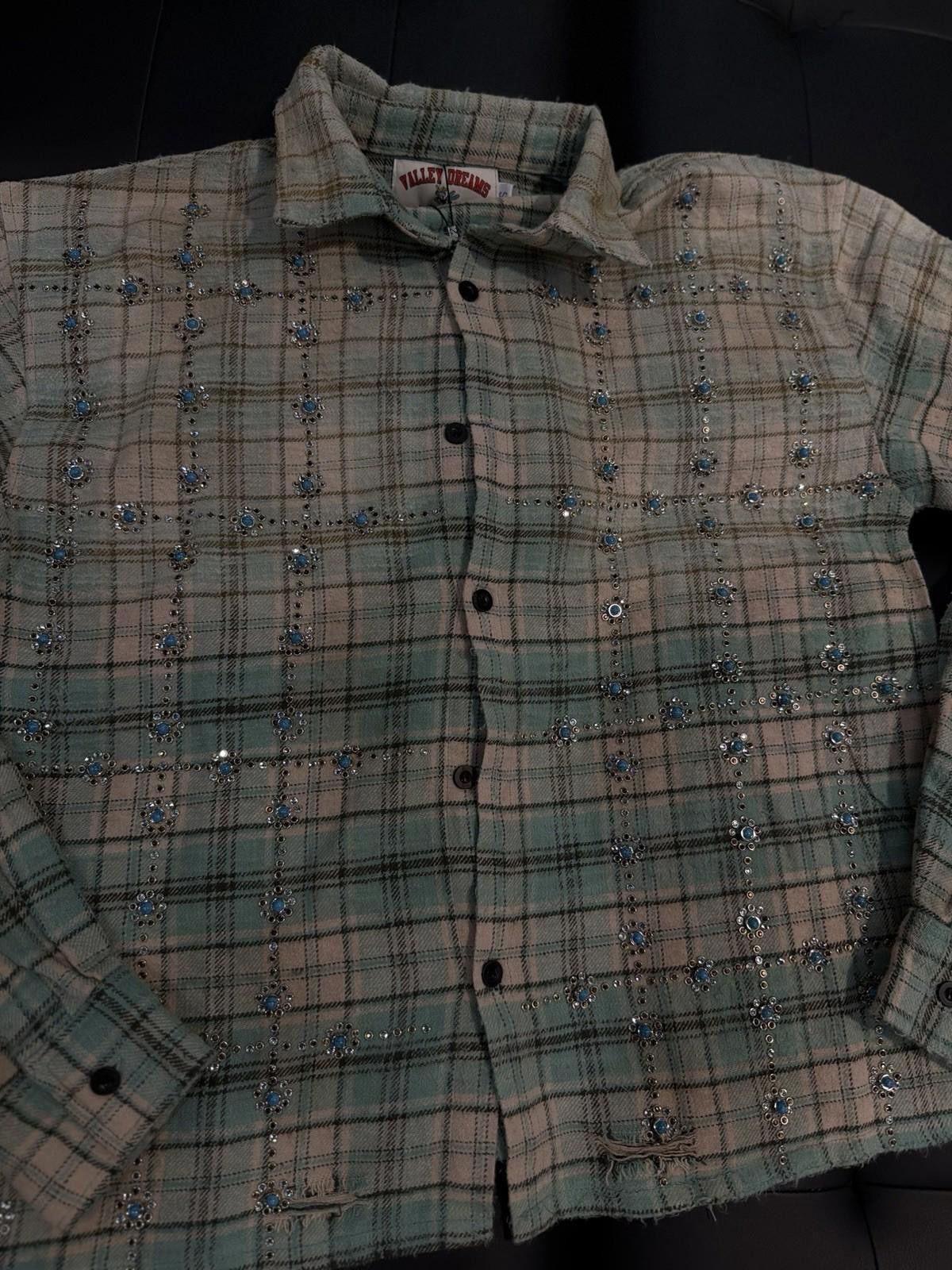 Vale Vale Forever Valley Dreams Crystal Stone Flannel Size (Small Size US S / EU 44-46 / 1 - 6 Thumbnail