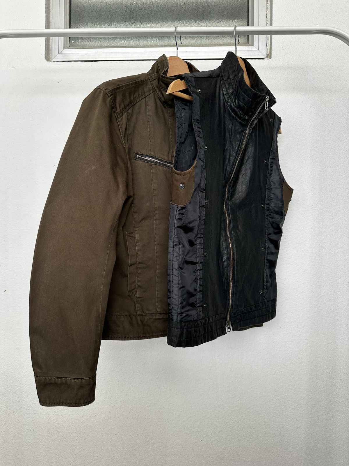 Michel Klein 00's MK Homme J-rock double zipper rider jacket Size US S / EU 44-46 / 1 - 8 Thumbnail