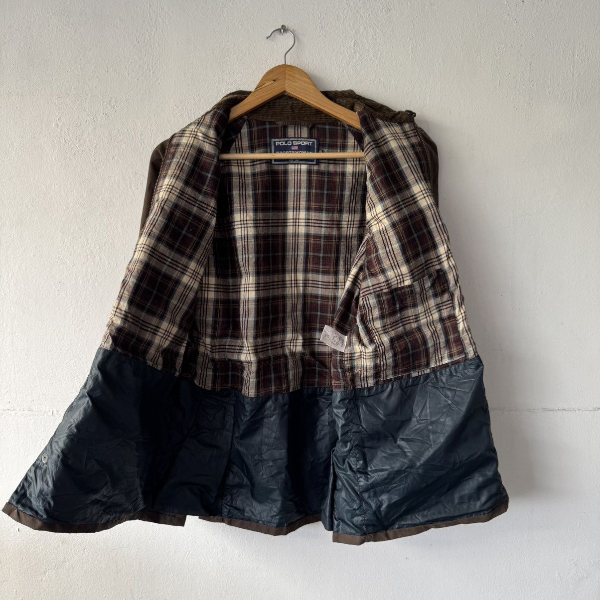 Polo Ralph Lauren Vintage Polo Sports Multi-Pocket Waxed Jacket Size US M / EU 48-50 / 2 - 10 Thumbnail