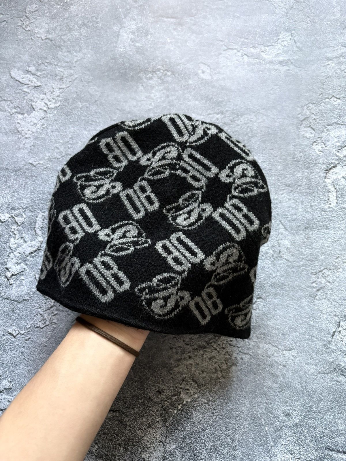 Dirk Bikkembergs Vintage Dirk Bikkembergs Sport Couture Monogram Beanie Hat Size ONE SIZE - 3 Thumbnail