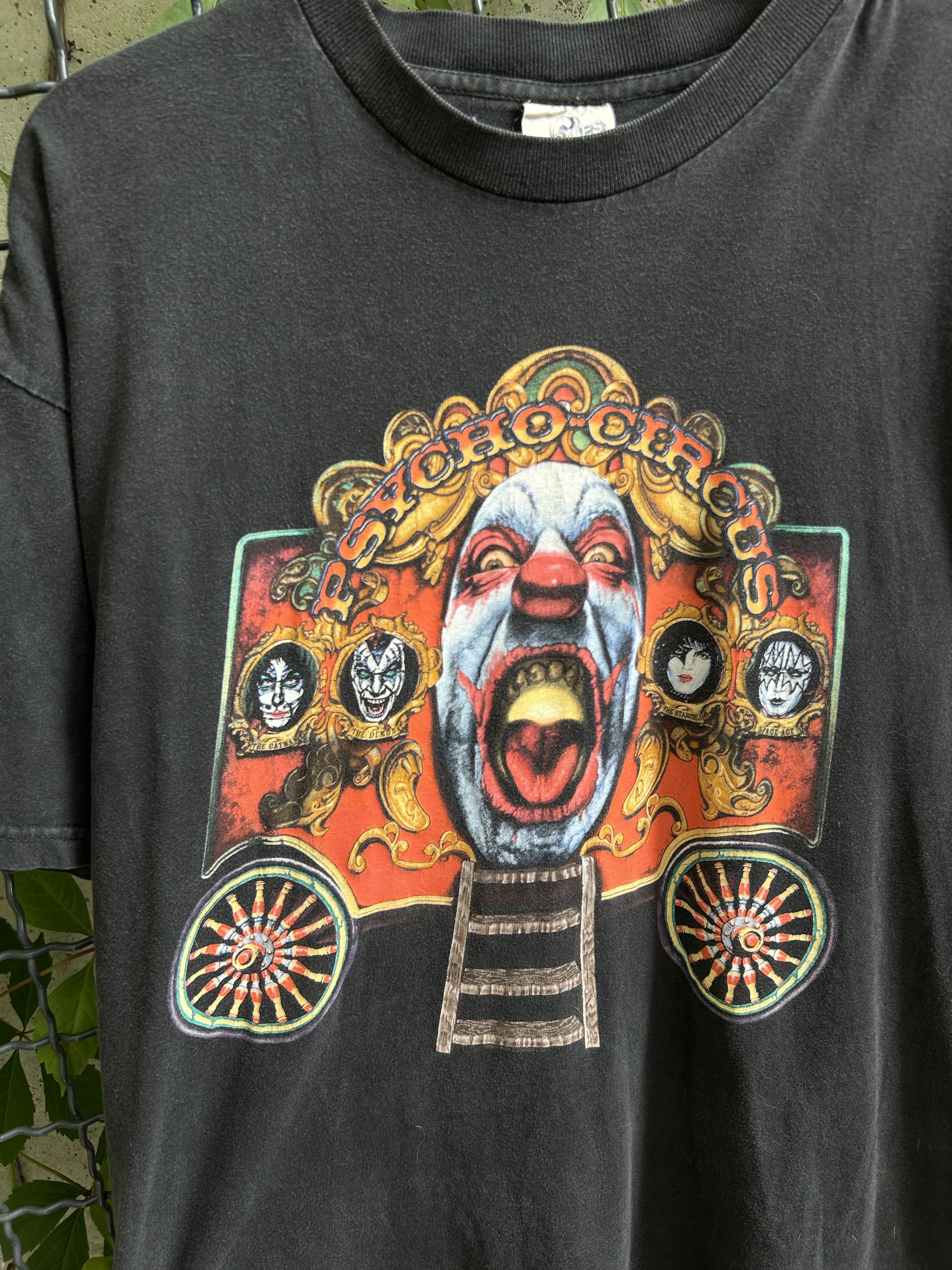 Band Tees Vintage 1998 Kiss Psycho Circus Rock Band T-shirt Size US XL / EU 56 / 4 - 3 Thumbnail