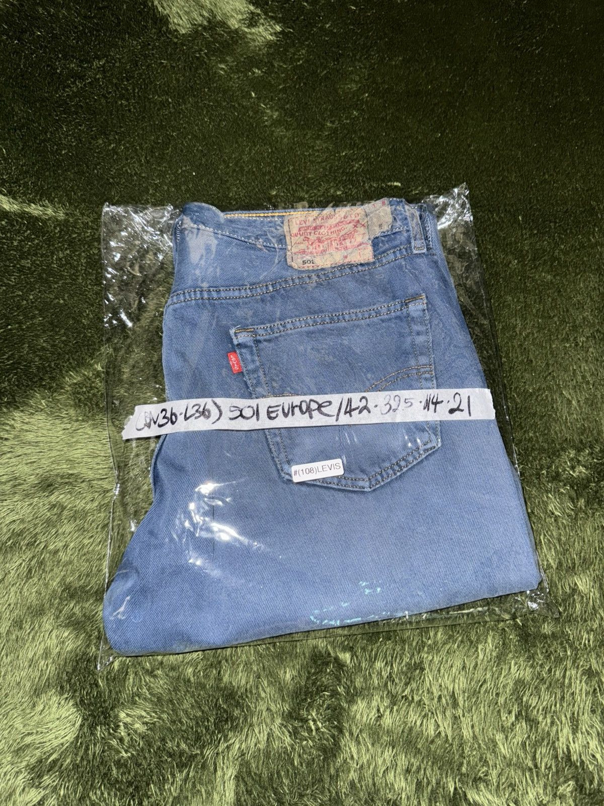 Levi's [W36/L36] Levi’s 501 Europe Hand-Dyed Wash Denim Pants Size US 36 / EU 52 - 12 Thumbnail