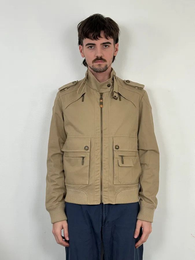 Roberto Cavalli AW2011 Cavalli Beige Structured Classy Jacket Size US M / EU 48-50 / 2 - 2 Thumbnail