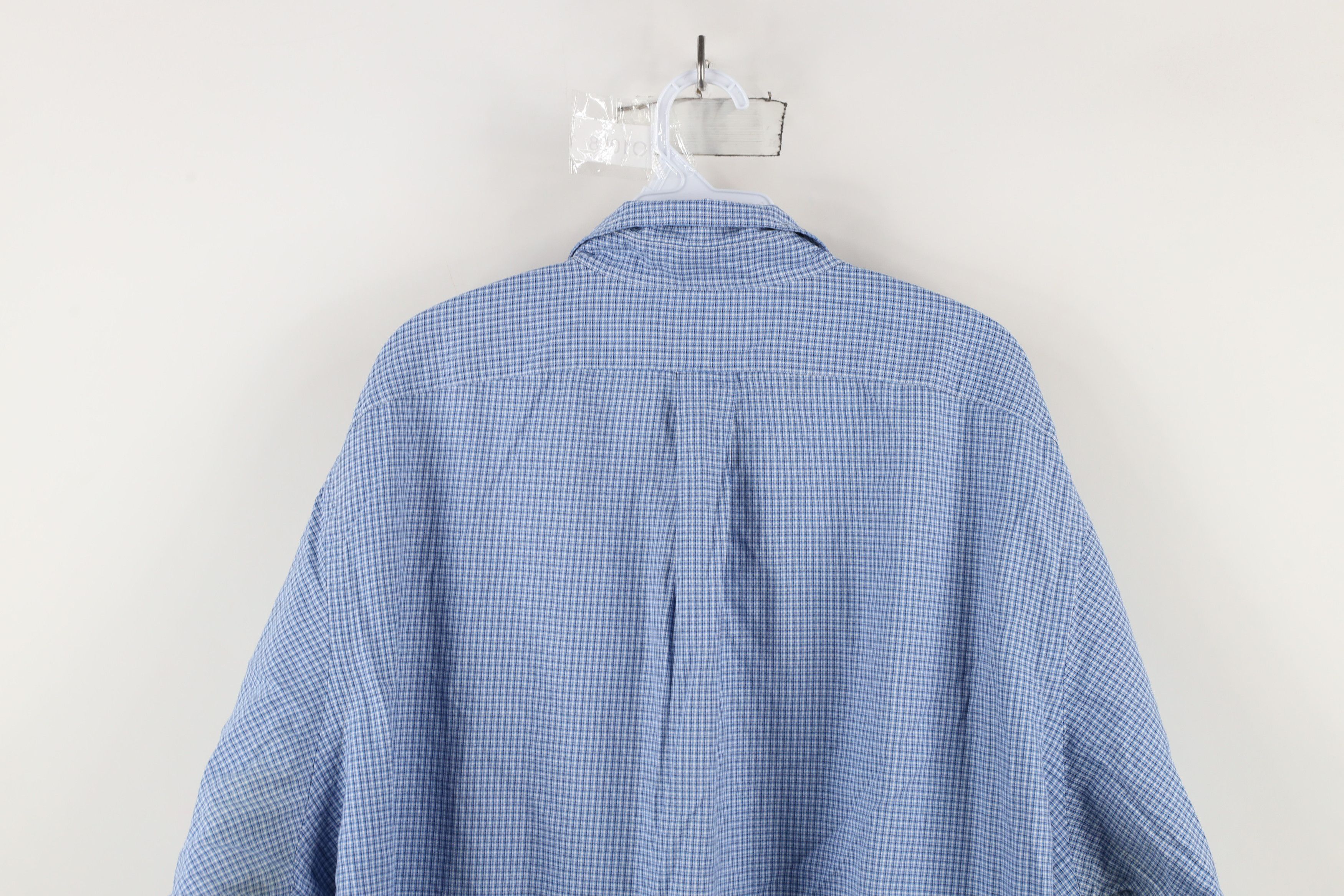 Ralph Lauren × Vintage Vintage 90s Ralph Lauren Collared Button Down Shirt Blue Size US XXL / EU 58 / 5 - 11 Thumbnail