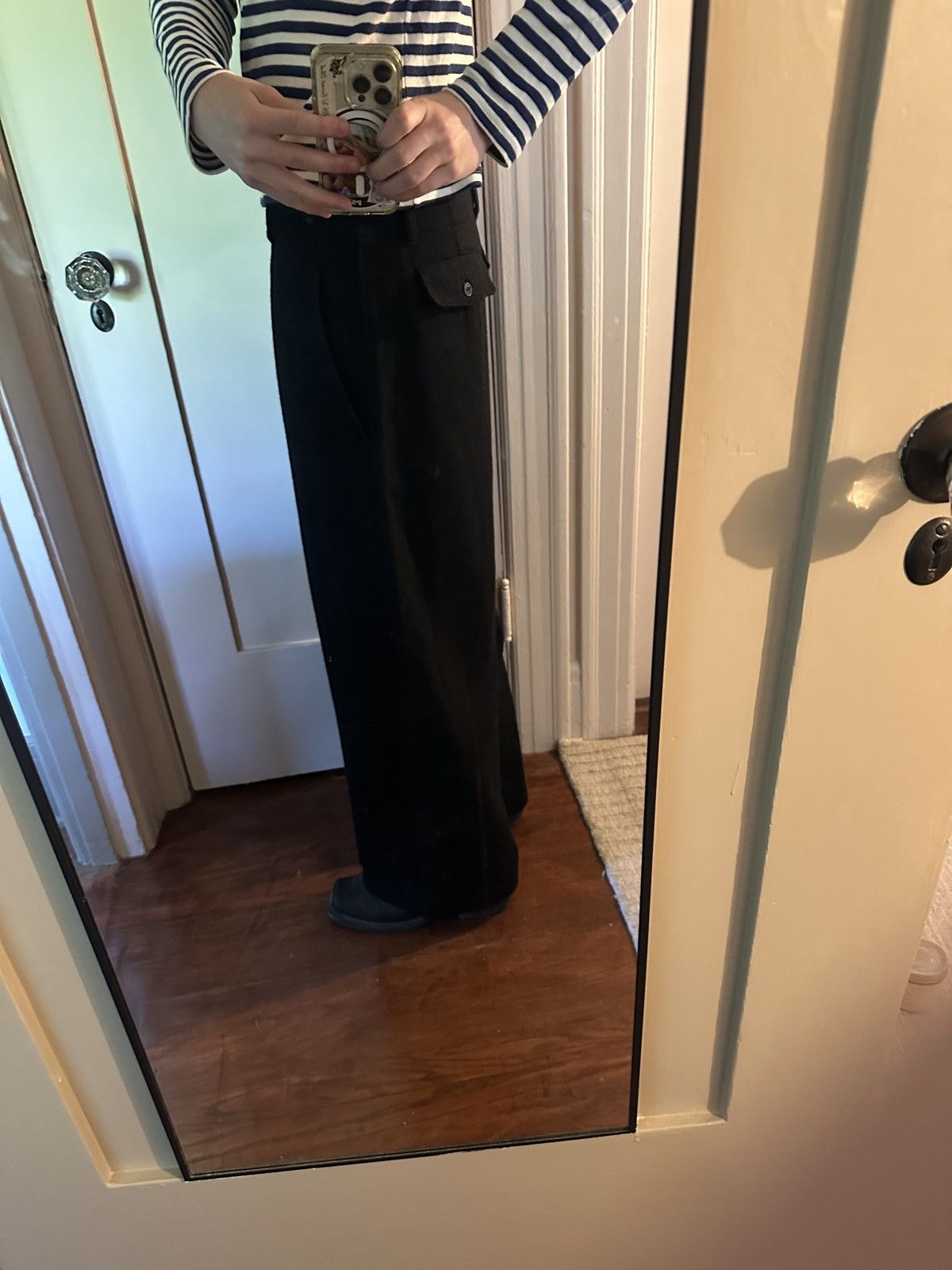 Comme des Garcons Black Wool Trousers Comme Des Garcons Black Size US 32 / EU 48 - 7 Thumbnail