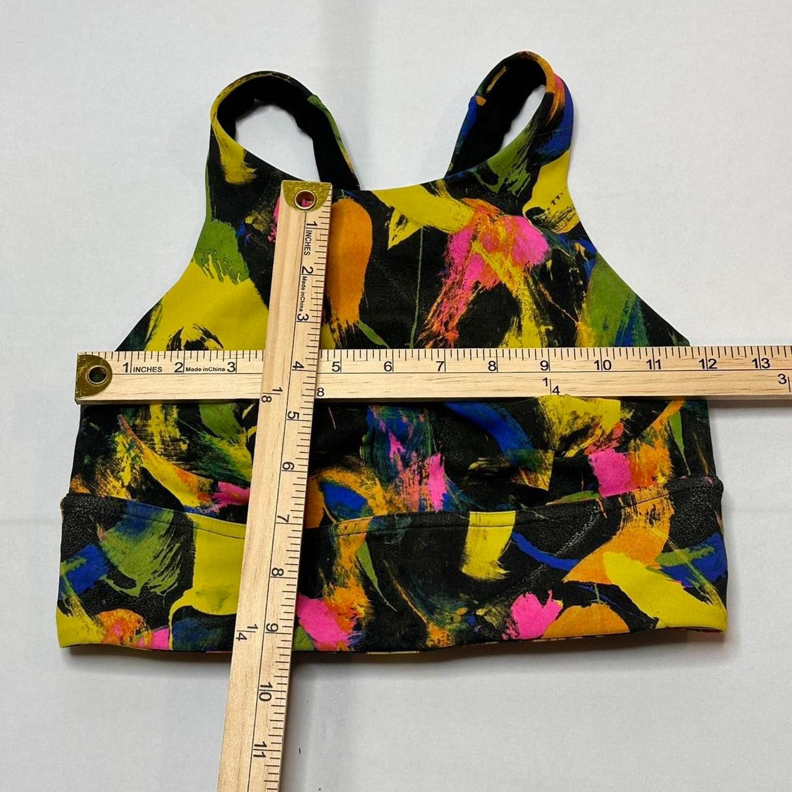Lululemon Lululemon Women’s Size 6 Colorful Super Soft Sports Bra Size ONE SIZE - 3 Thumbnail