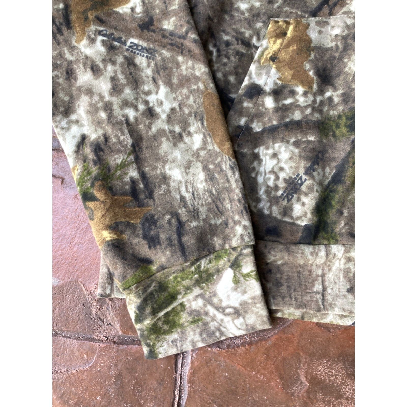 Vintage Cabela's Hoodie Sweatshirt Wood Womens XL Camouflage Print Hunting Pockets Hooded Casual Activewear Pullover Size XL / US 12-14 / IT 48-50 - 4 Thumbnail