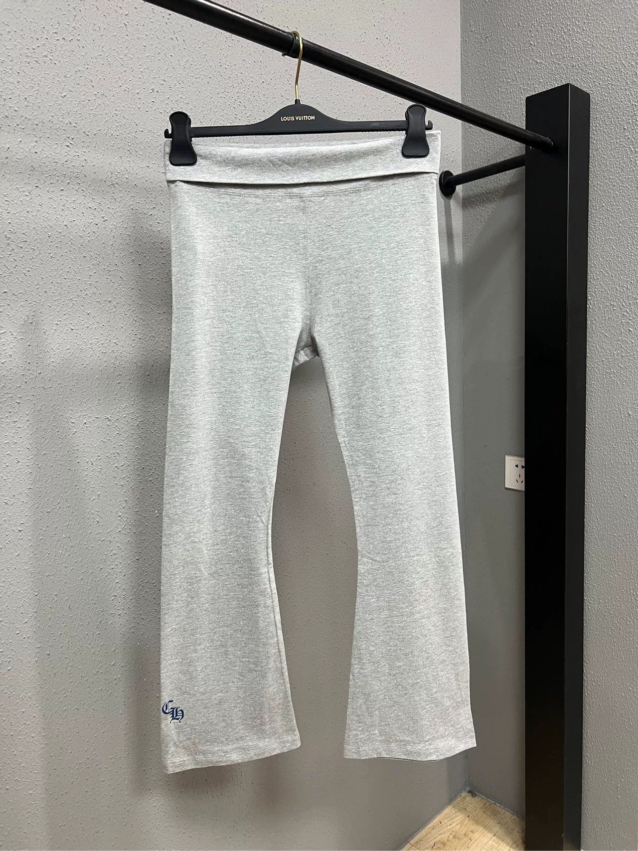 Chrome Hearts gray yoga pants by chrome hearts Size 30" / US 8 / IT 44 - 1 Thumbnail