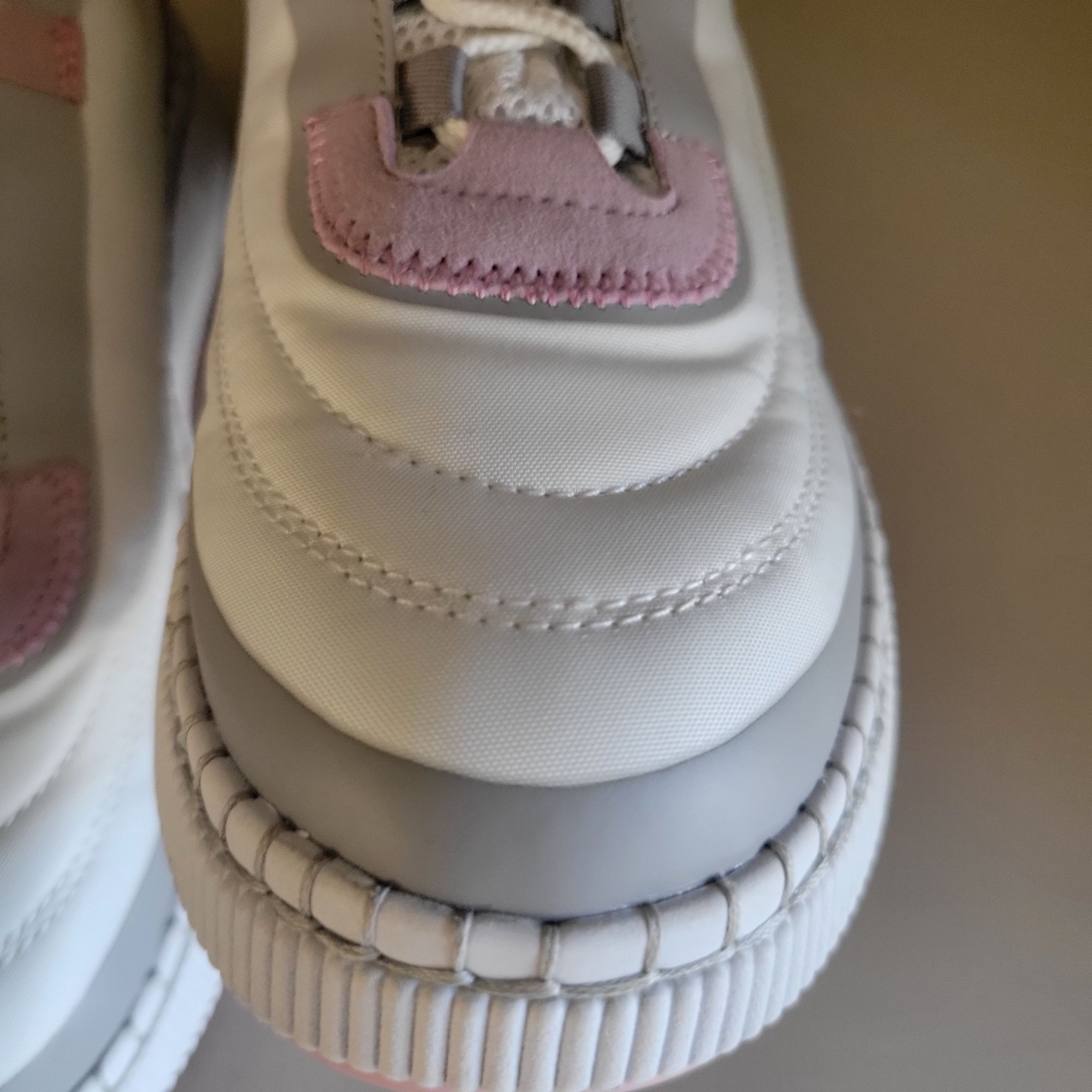 Cougar Cougar Women's Sayah White Pink Gray Platform Sneakers Shoes Size US 8.5 / IT 38.5 - 5 Thumbnail